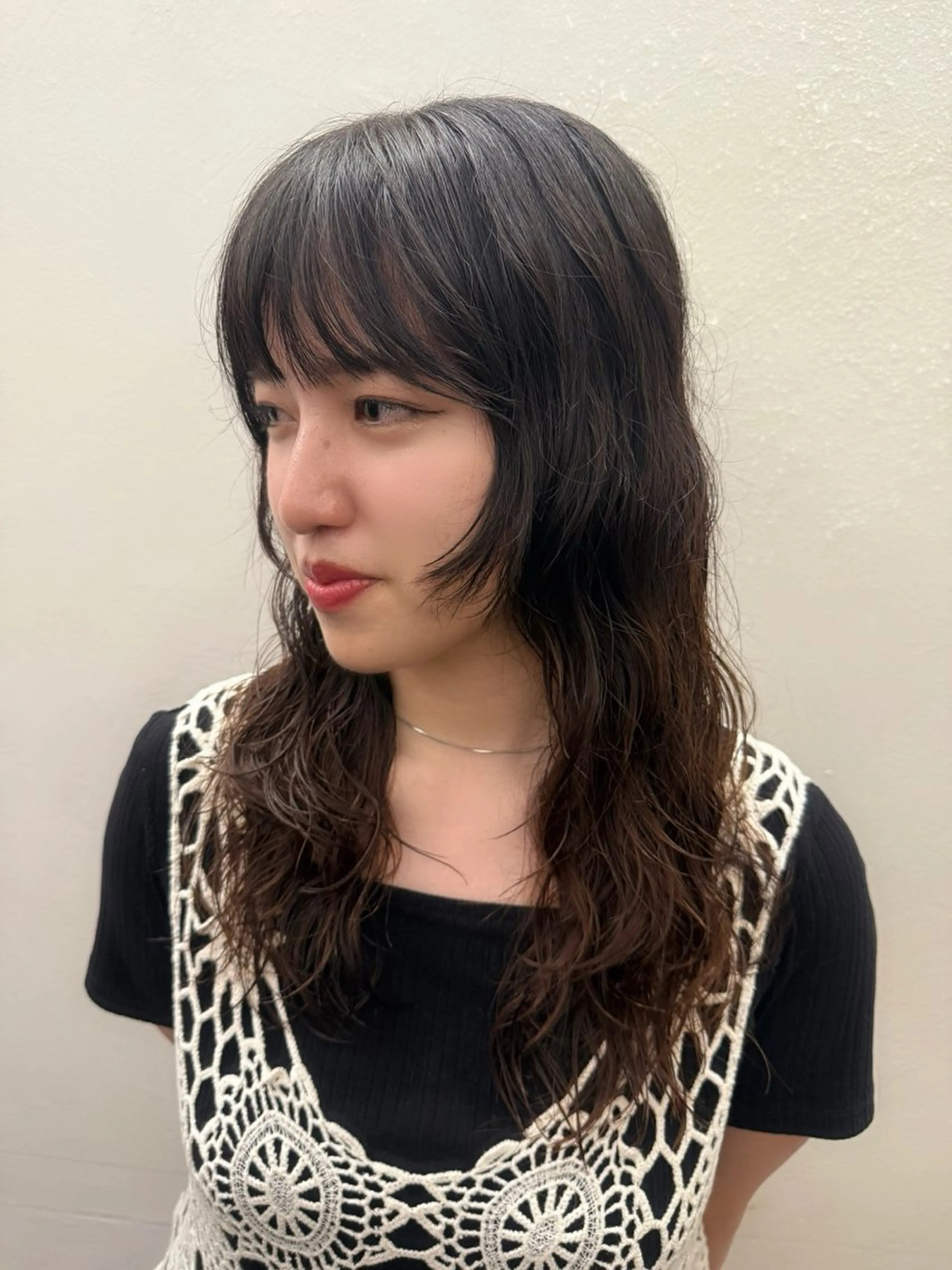 セミロング パーマ カット パーマ トリートメント Paddle所属・似合わせレイヤー/ ニュアンスパーマ高倉のヘアスタイル