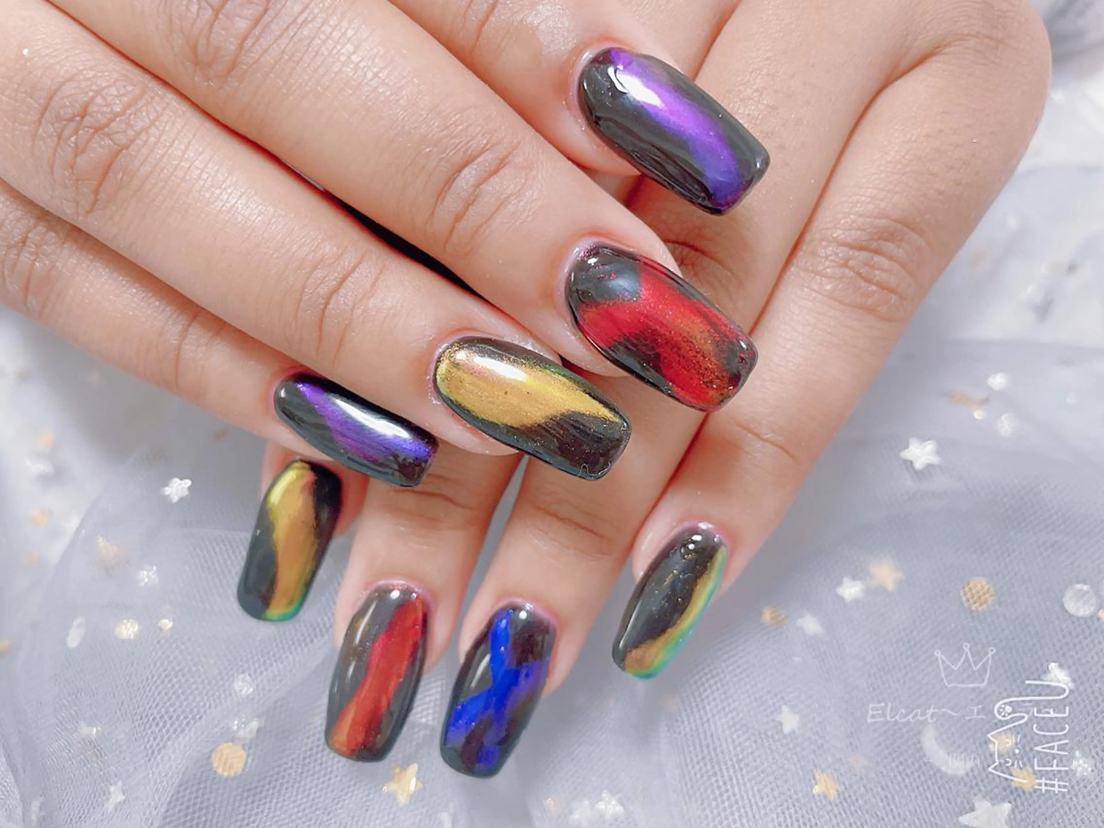 ネイル ハンドネイル ハンドケア ネイルサロンエクラ 🫧Shizukaのネイルデザイン