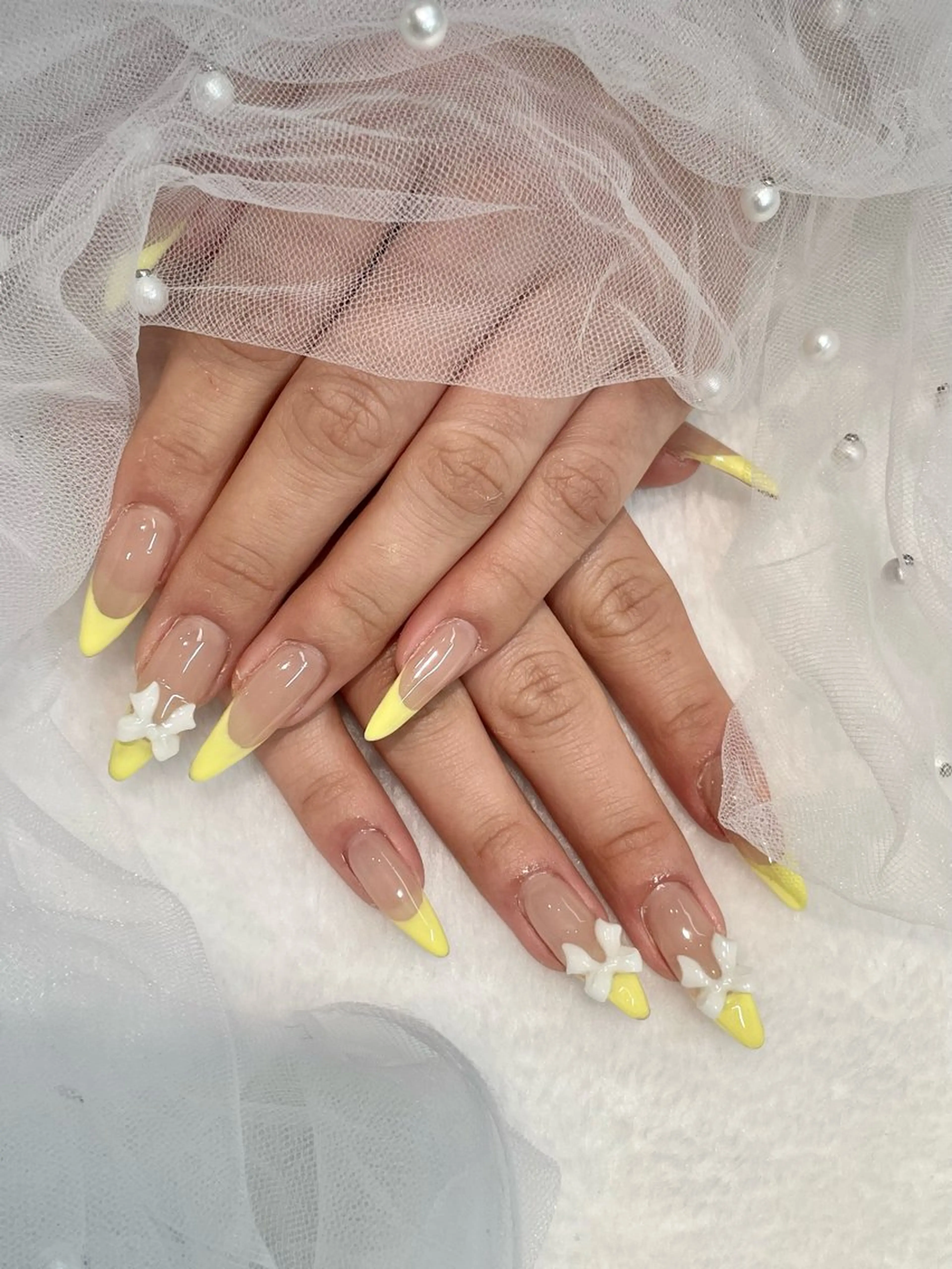 ネイル 春ネイル ハンドネイル I-nail Moeのネイルデザイン