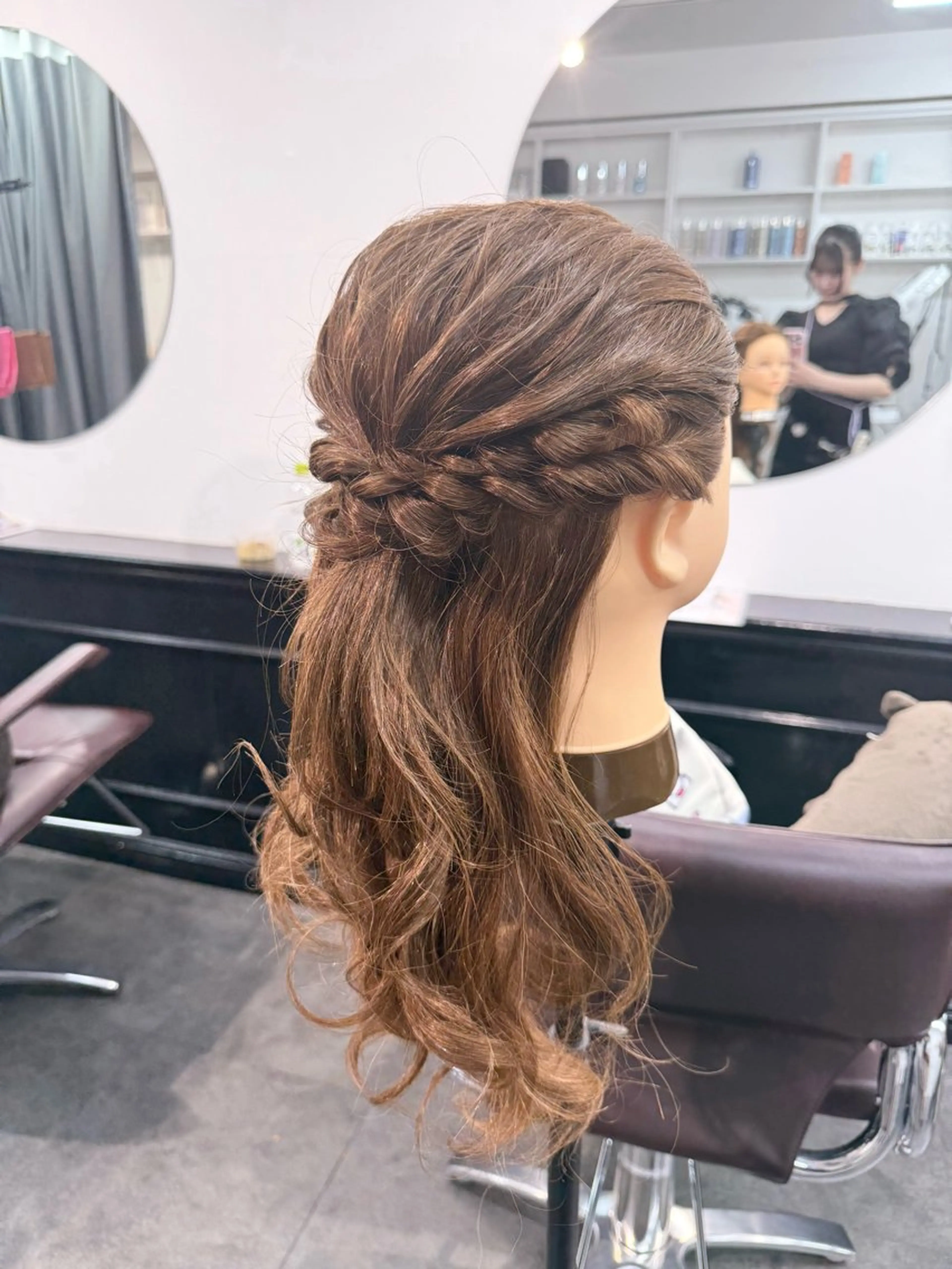 ヘアアレンジ ヘアセット オタク美容師☃️🩵 ヘアアレンジ/暗髪のヘアスタイル