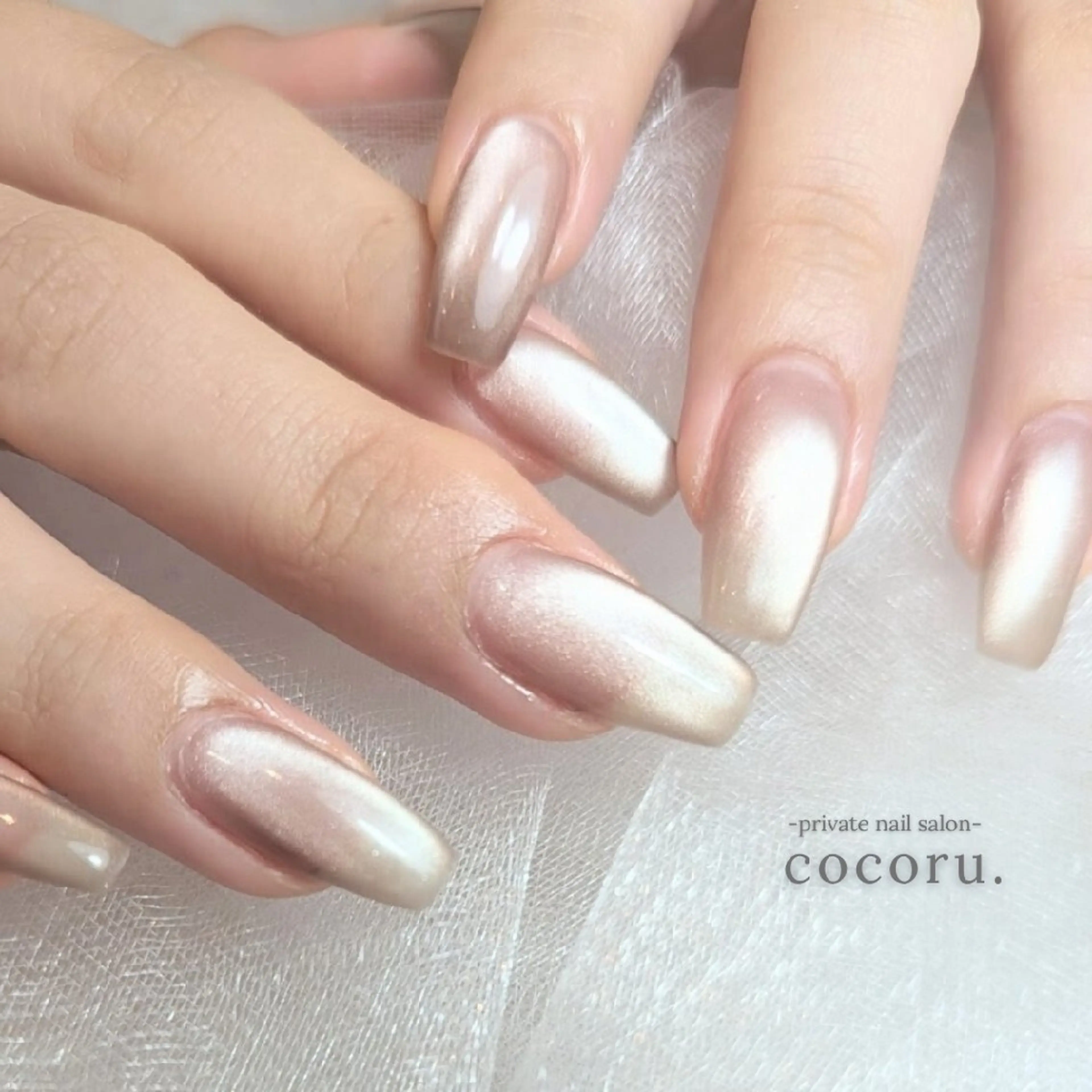 ネイル マグネットネイル ハンドネイル nail salon cocoru.のネイルデザイン
