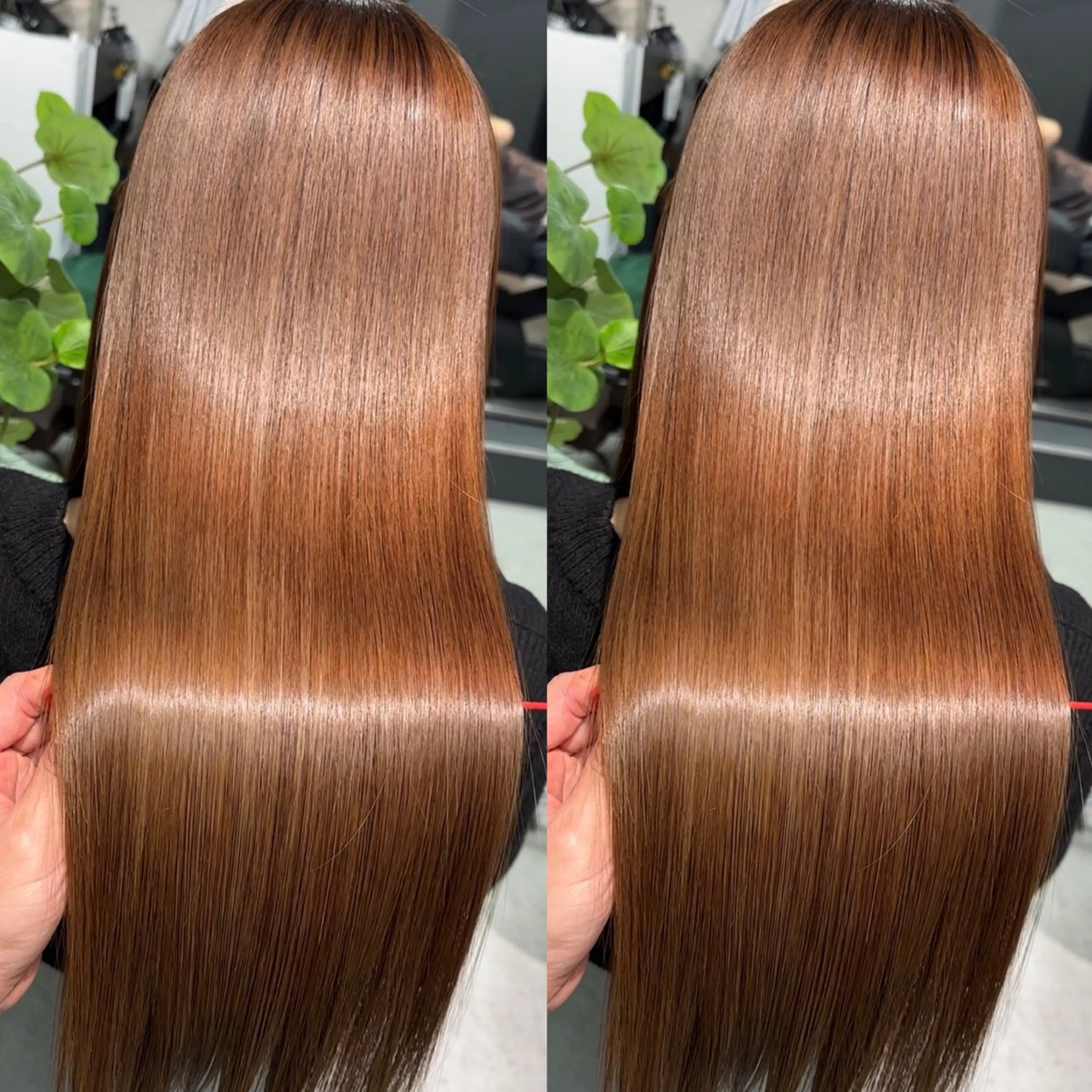 ロング バレイヤージュ ボブ🌈ナツヤのヘアスタイル