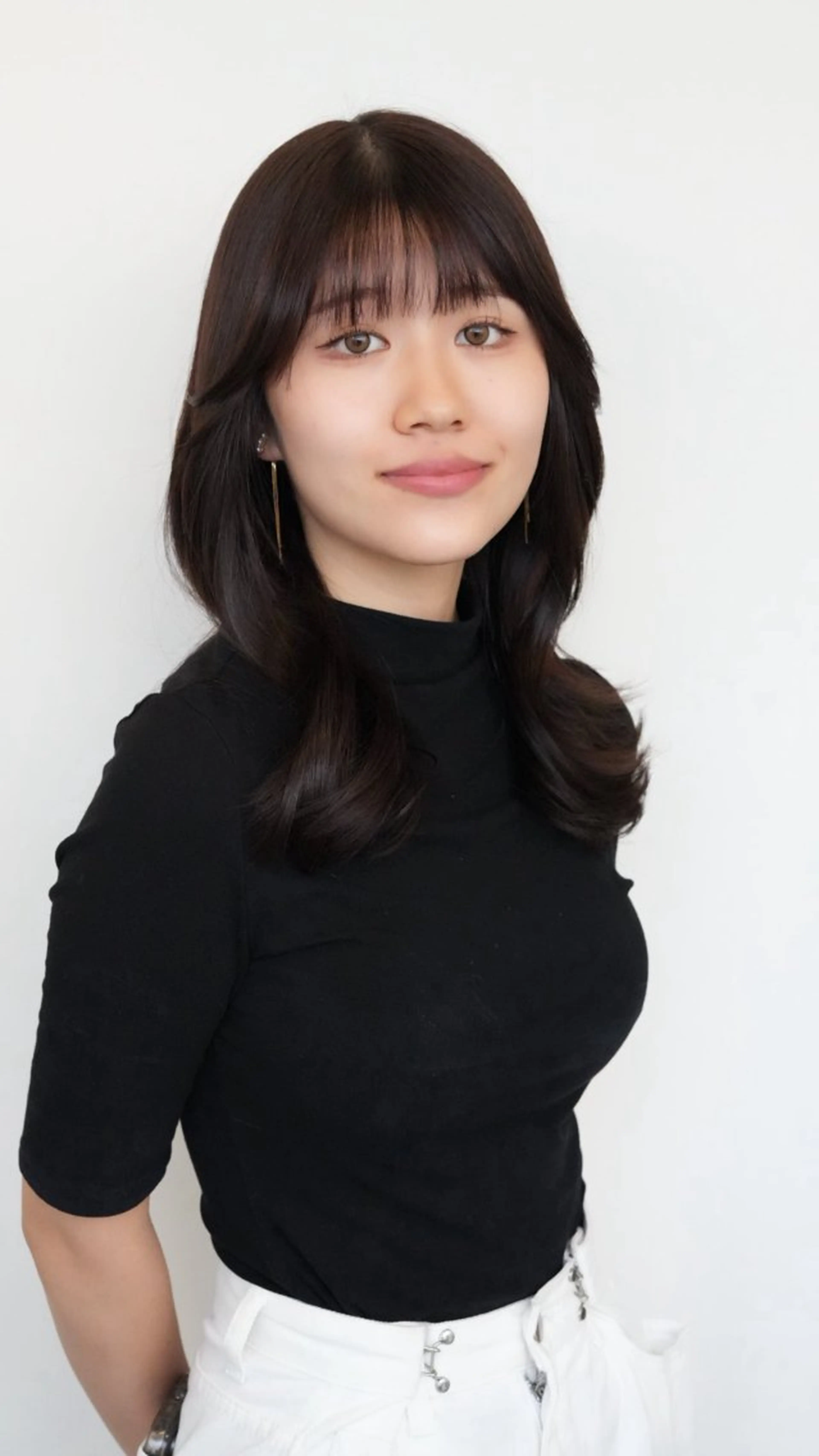 セミロング 大阪/心斎橋 レイヤー/勇介のヘアスタイル