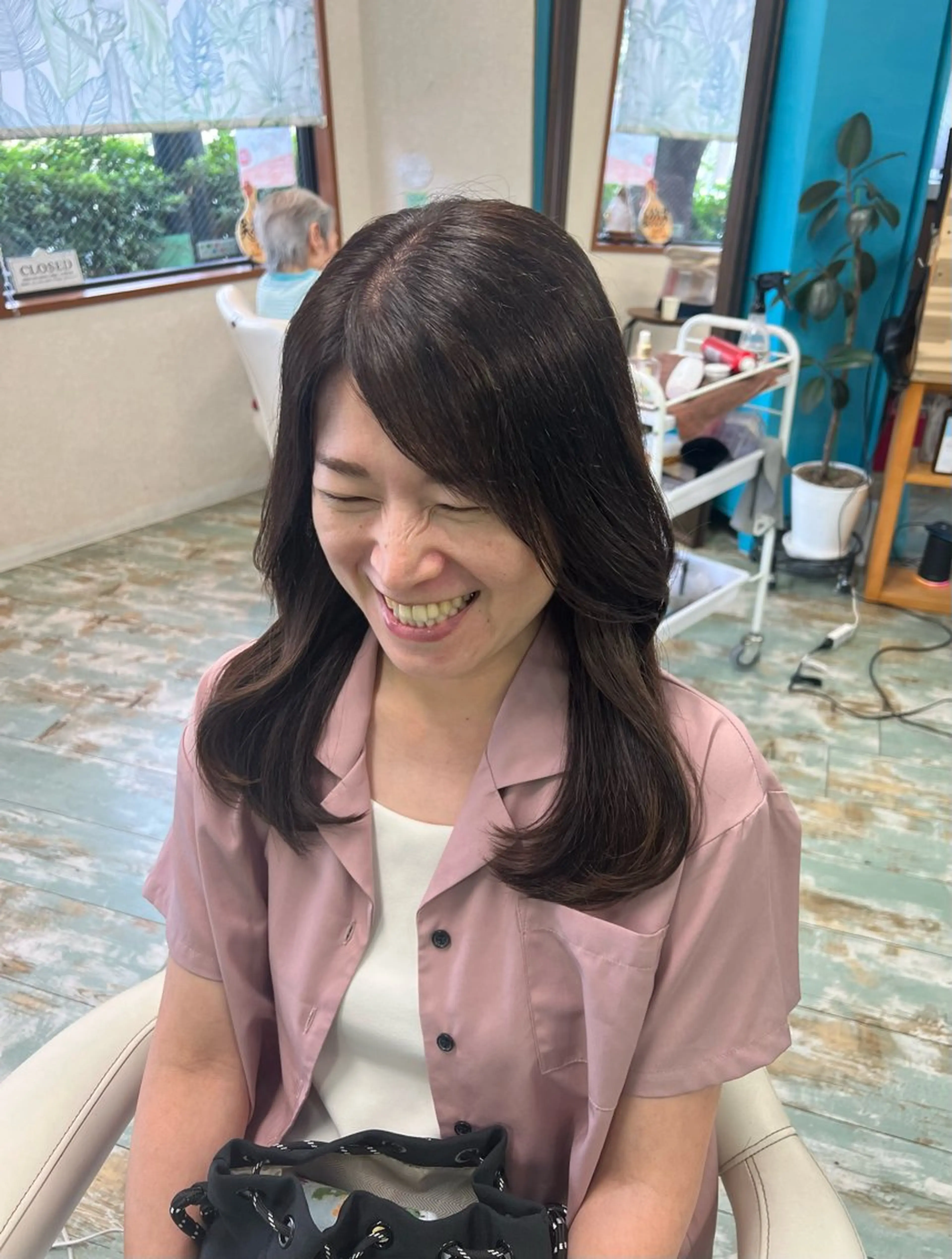 セミロング 田牧 みゆきのヘアスタイル
