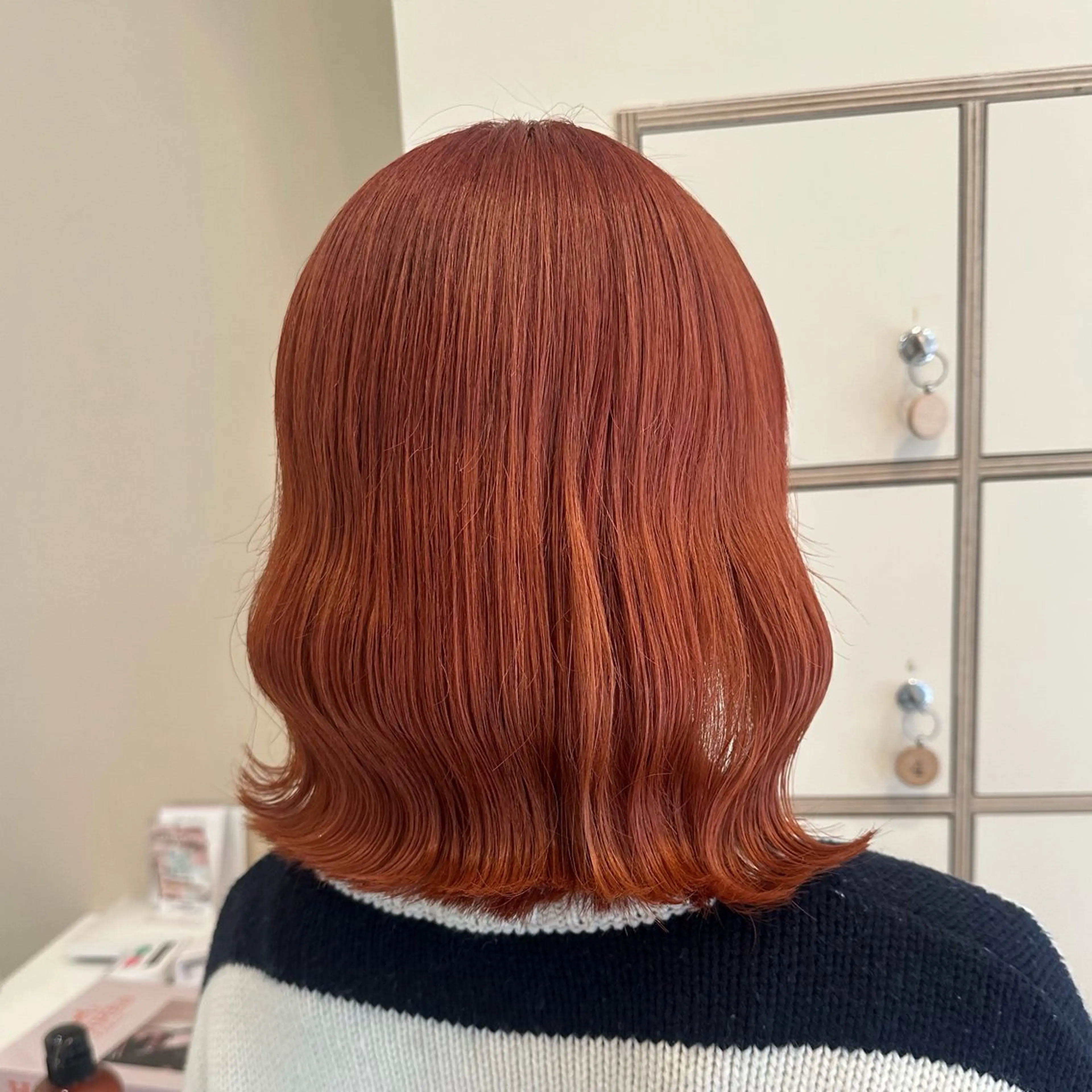 ミディアム カット ヘアカラー 寺田 彩芽のヘアスタイル