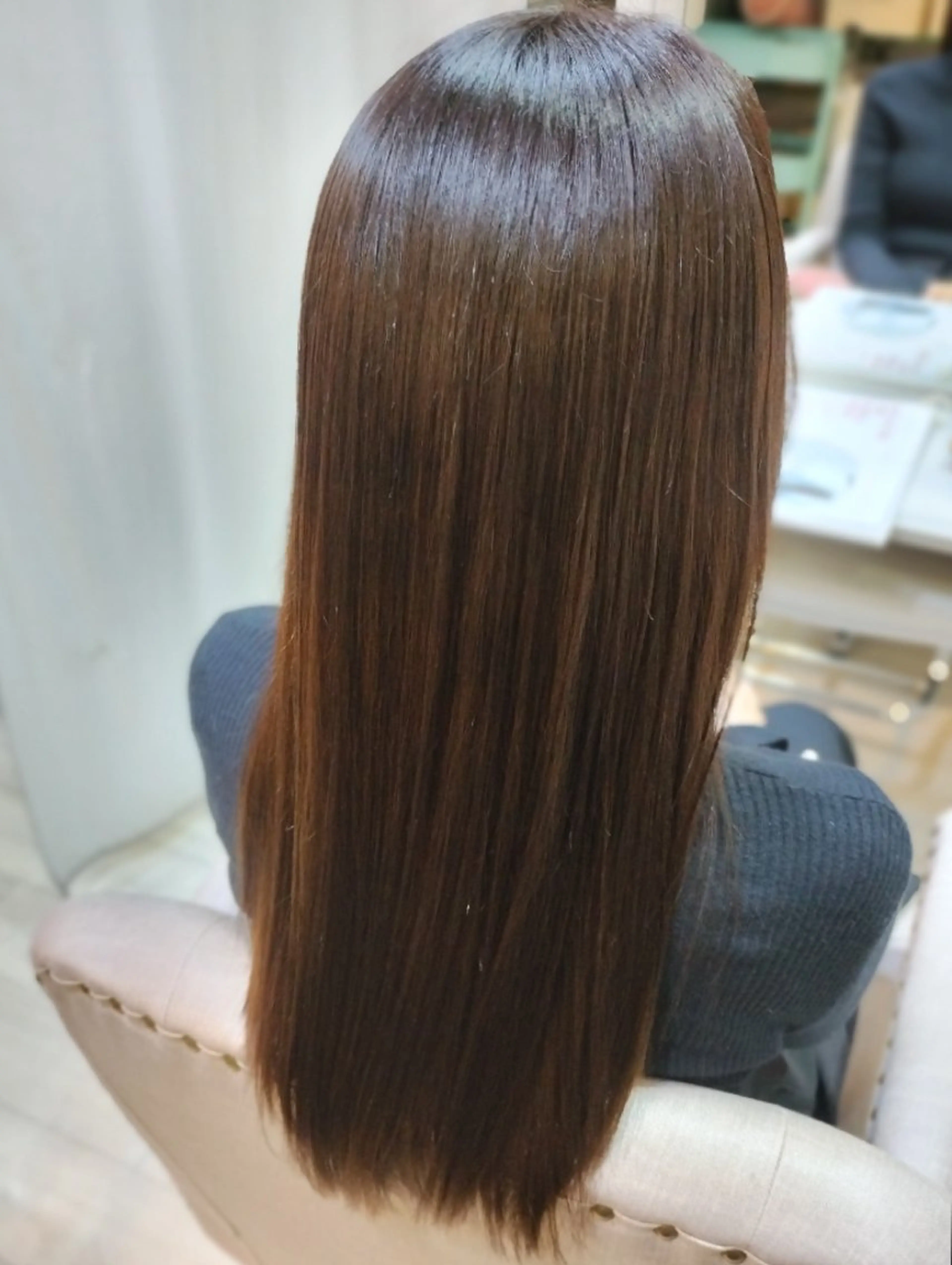 ロング amiu/カラー/ス パ🐰土井志歩のヘアスタイル