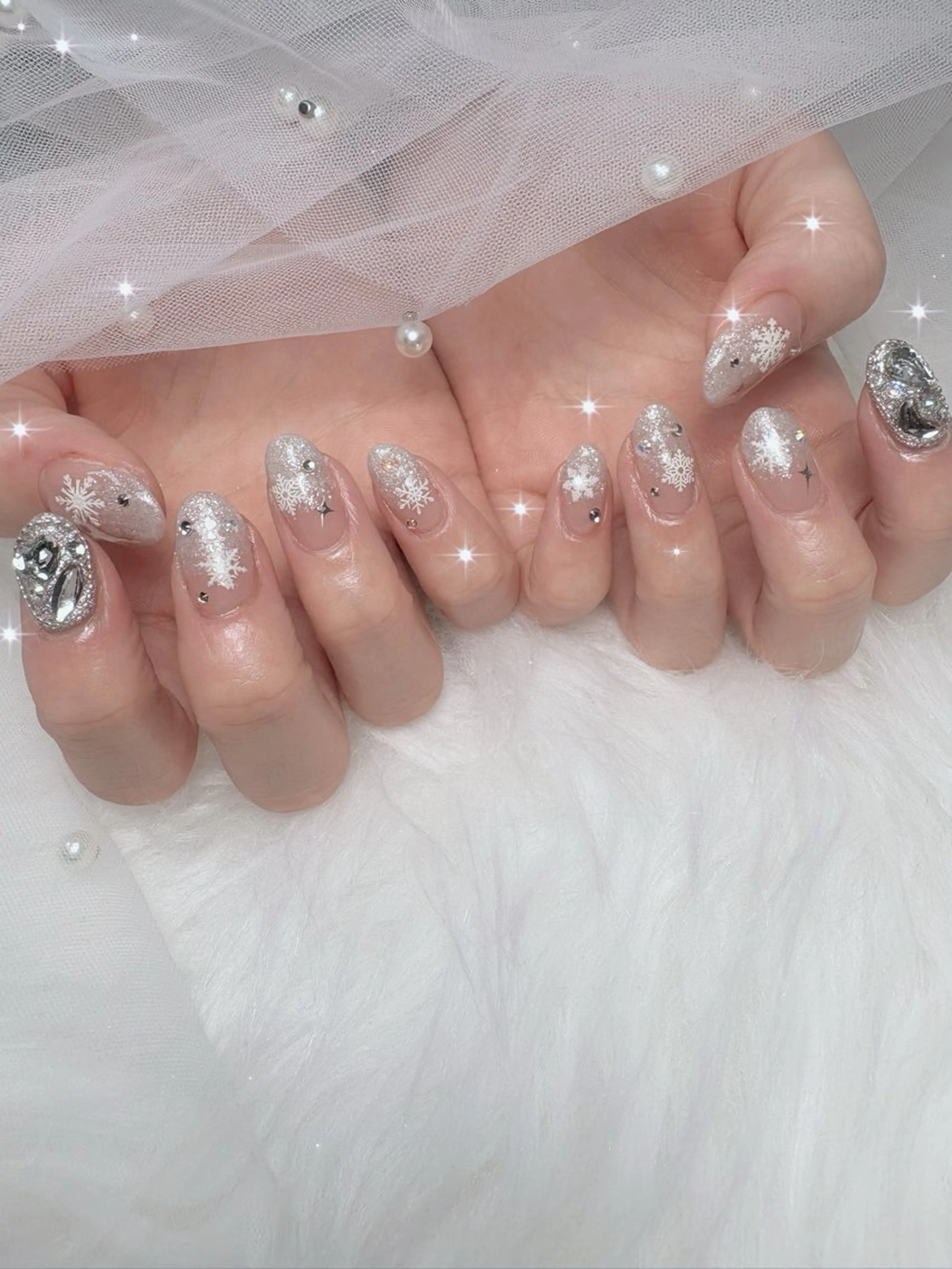 ネイル 冬ネイル cee. ckikakoのネイルデザイン