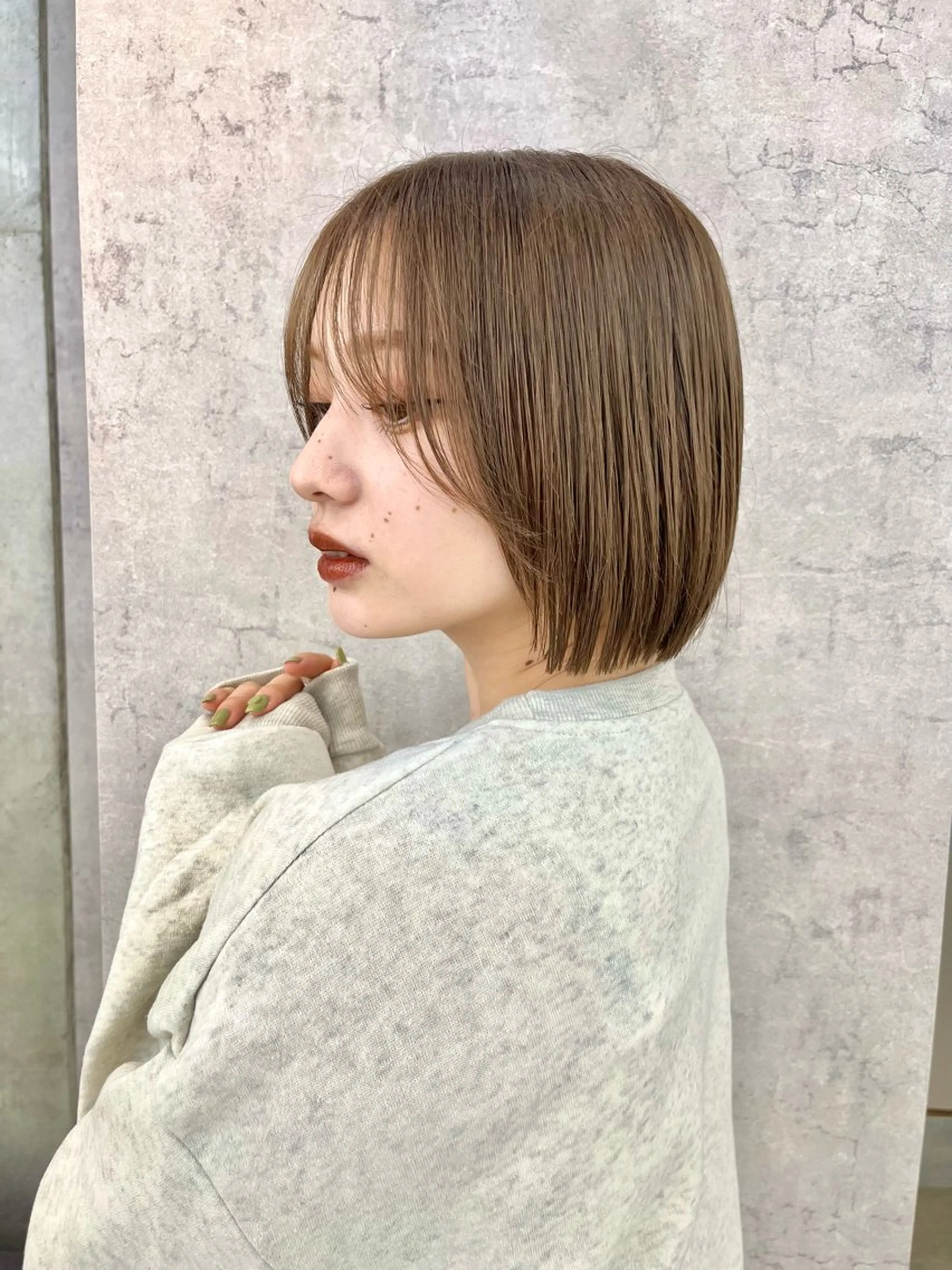ミディアム 似合わせボブ🌟 艶髪特化💗村松優斗のヘアスタイル
