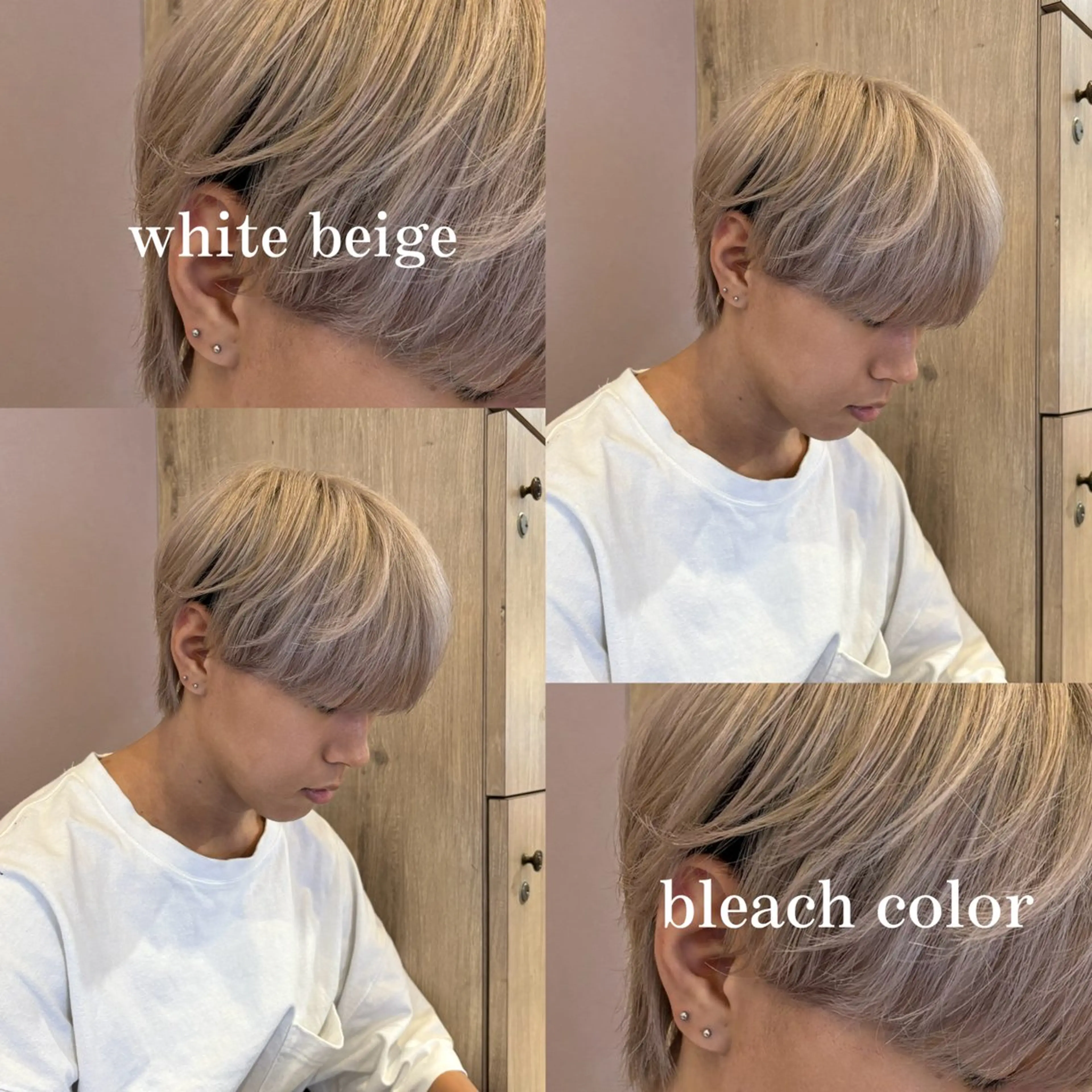 ショート カラー メンズ メンズブリーチ ブリーチ カット ヘアカラー 似合わせレイヤー/ Wカラー🧸こころのヘアスタイル