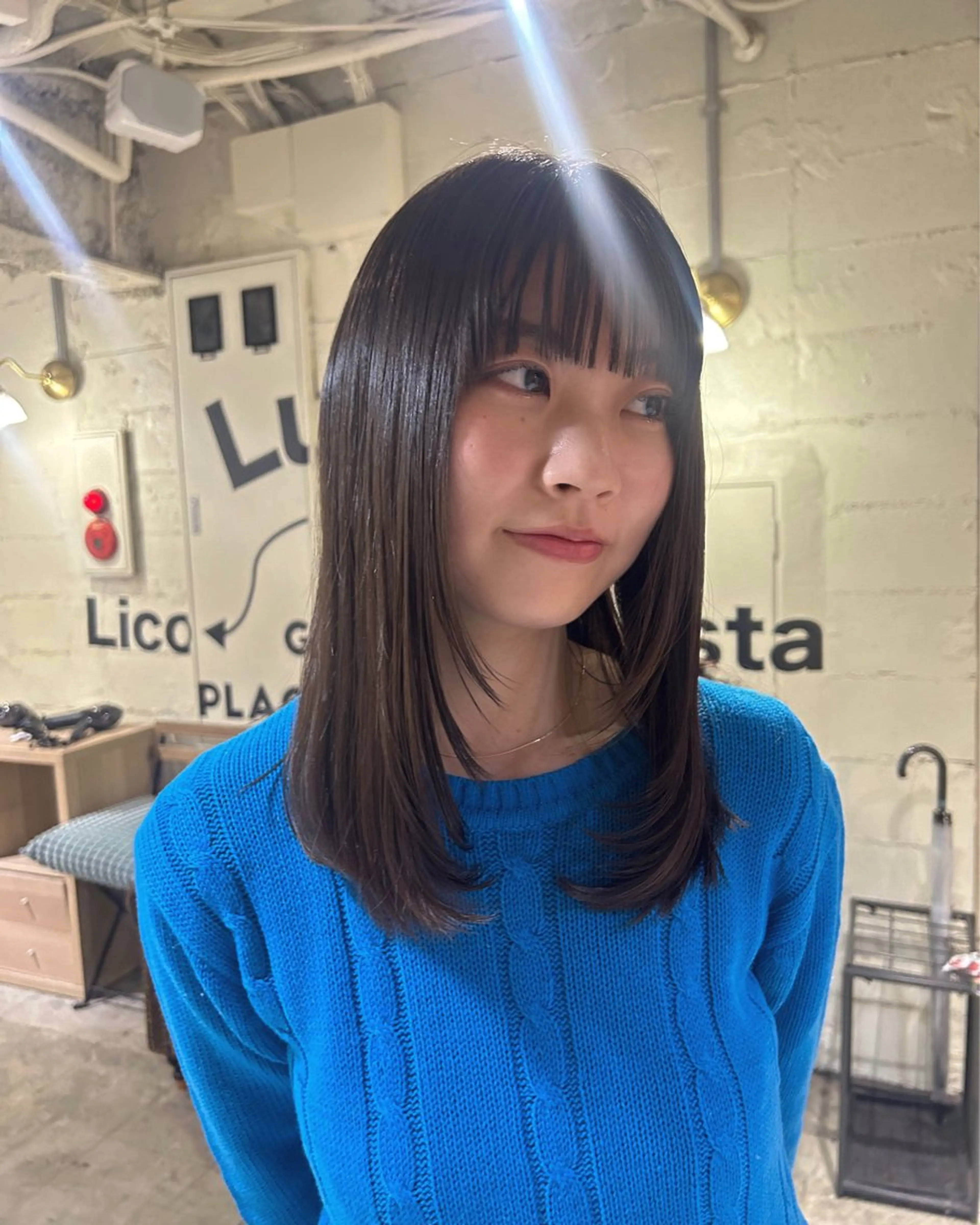 セミロング 透明感カラー/ Reika☁️ིྀのヘアスタイル