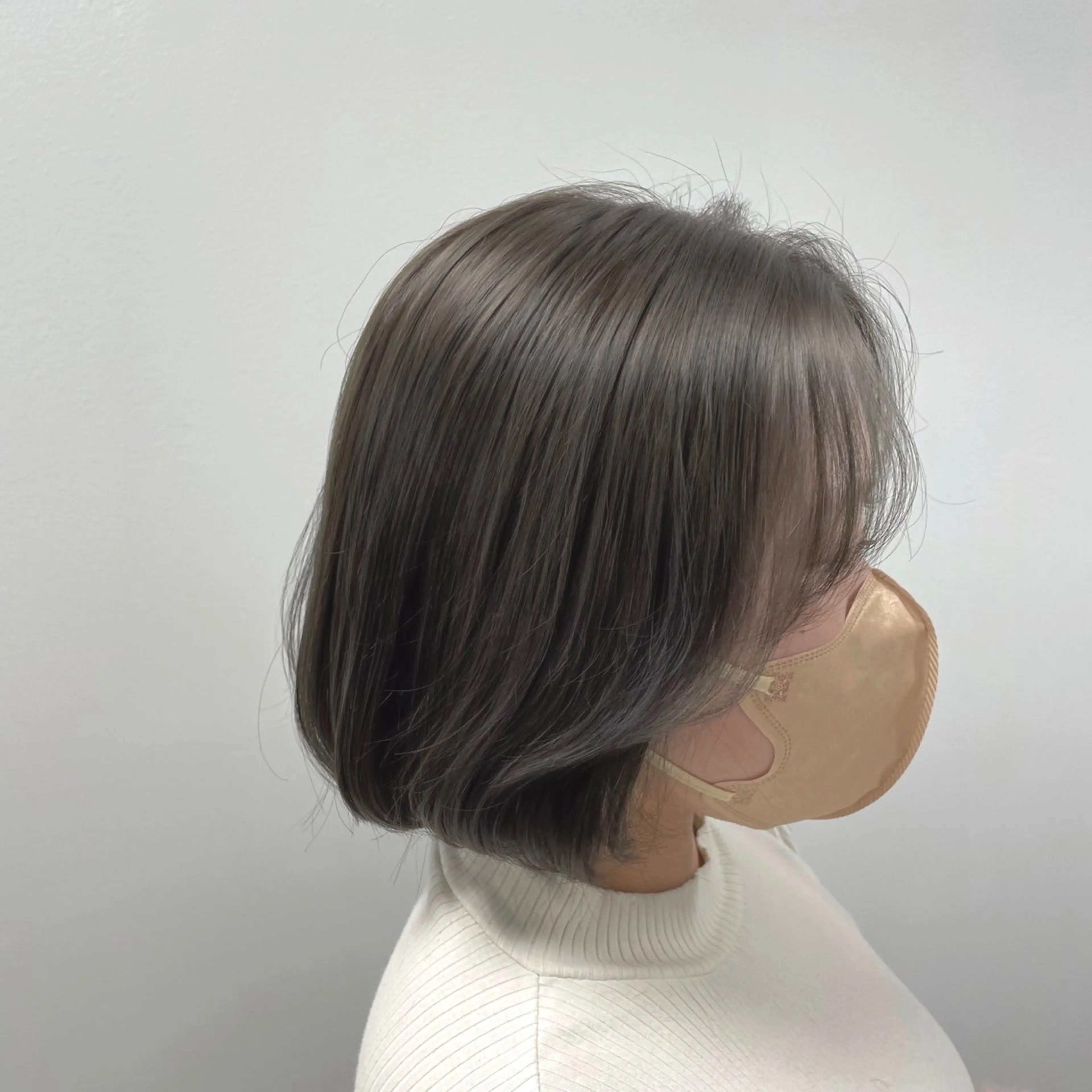 ショート カラー ボブ 心斎橋/ブリーチなし 髪質改善/レイヤーのヘアスタイル