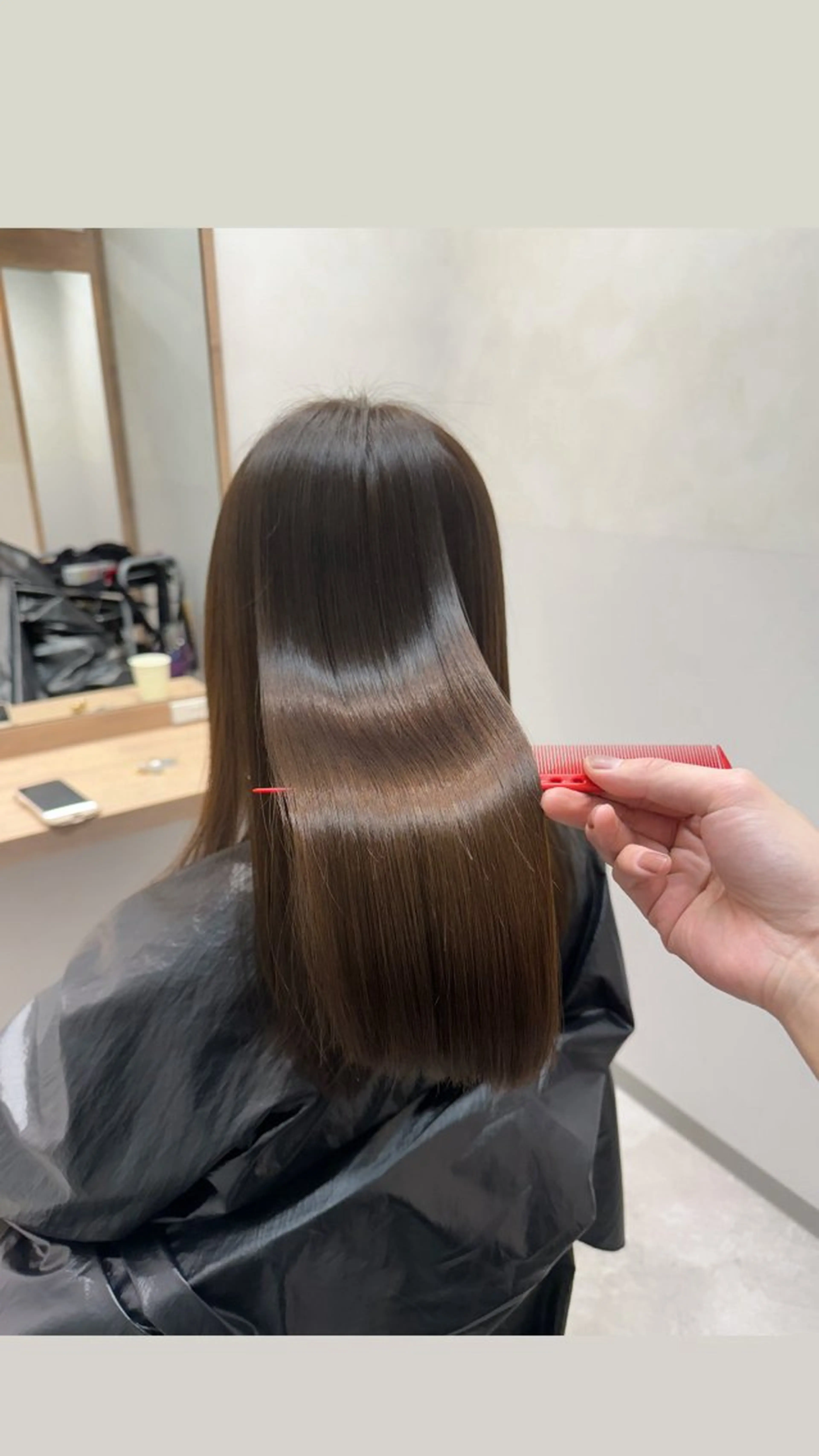 ロング カット 縮毛矯正 トリートメント 福田 修平💎 髪質改善/美髪矯正のヘアスタイル