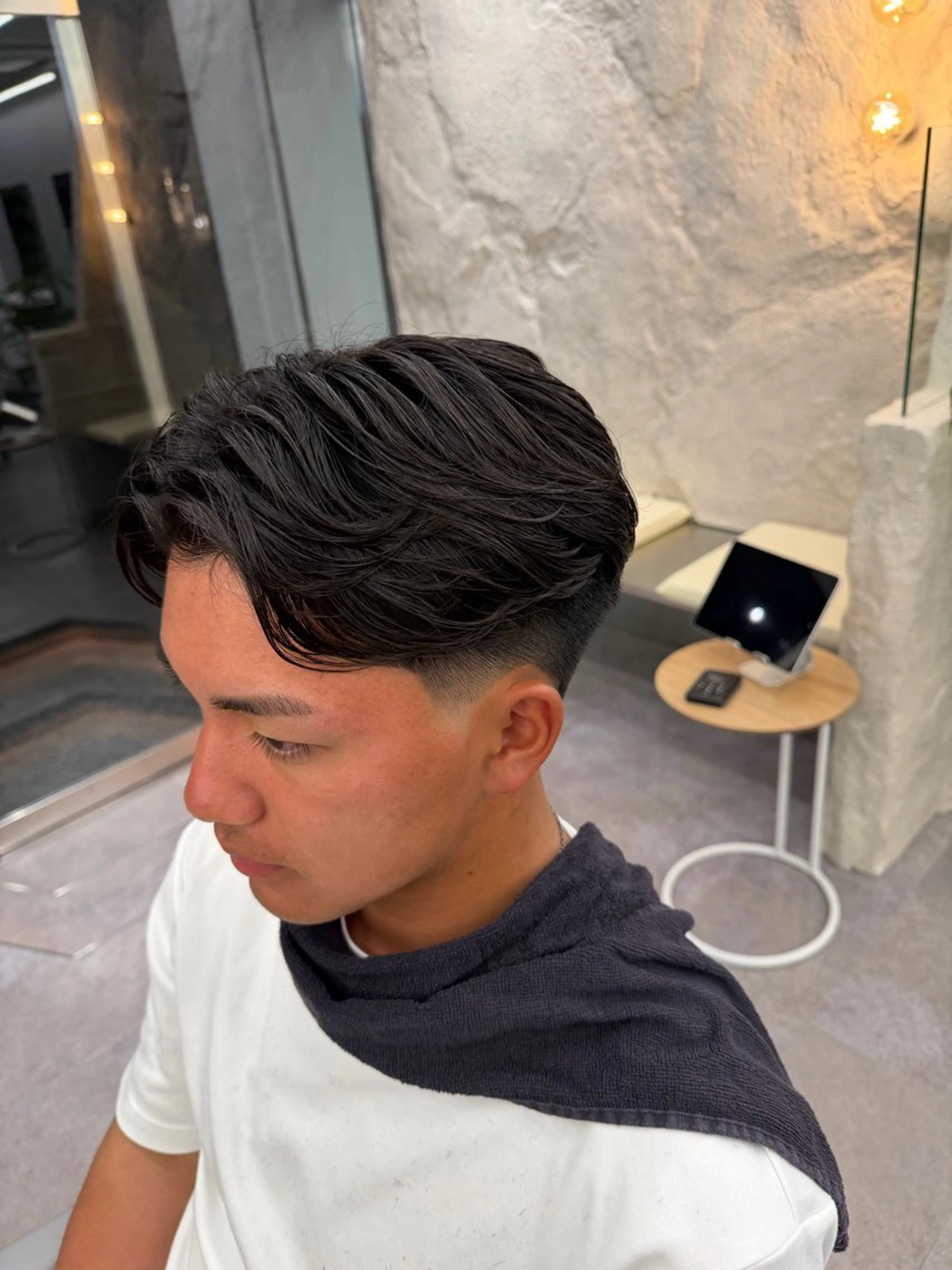 カラー パーマ メンズ メンズパーマ ニュアンスパーマ カット パーマ 有川 大樹のヘアスタイル