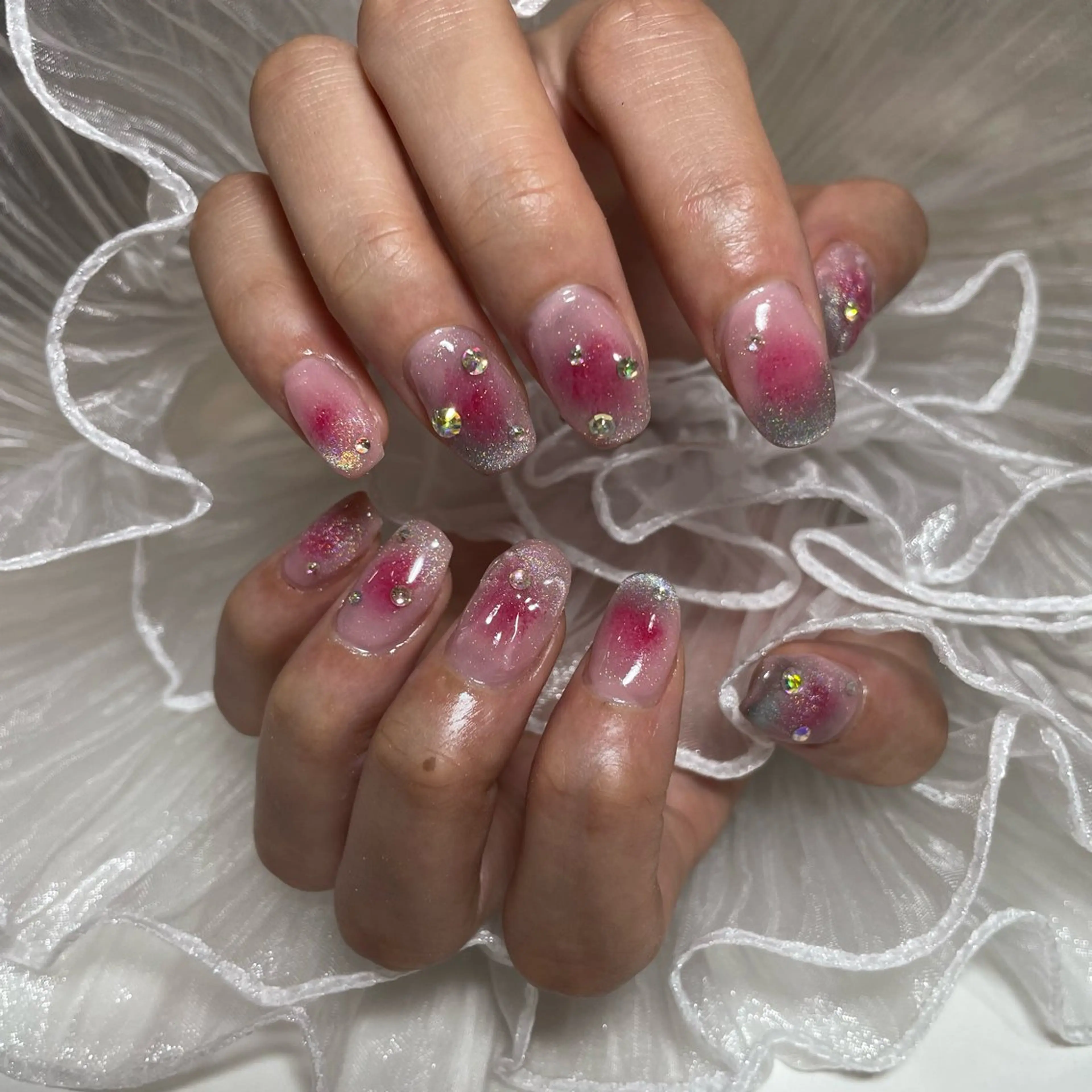 ネイル ‪るか/‪透明感 カラー/アレンジのヘアスタイル