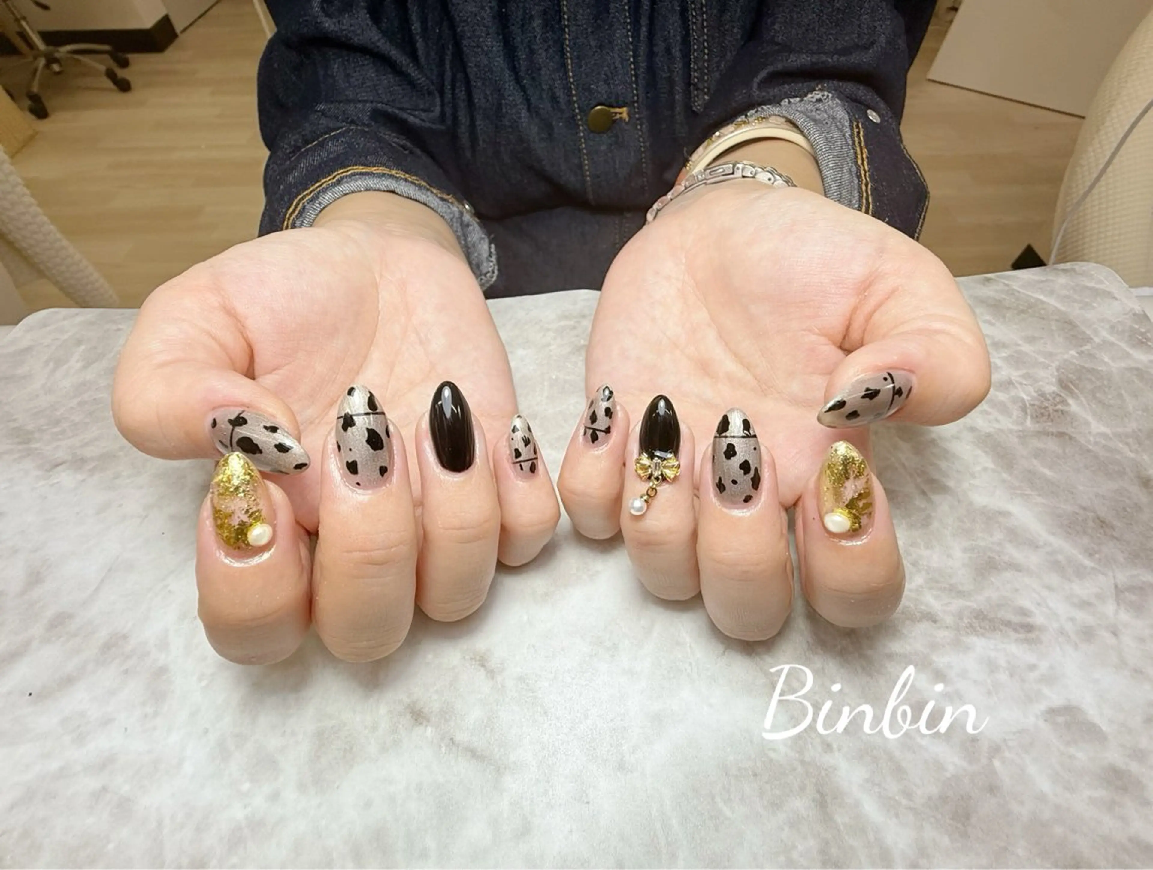 ネイル ハンドネイル ハンドケア 閨匠ビューティサロン 新橋店♡BinBinのネイルデザイン
