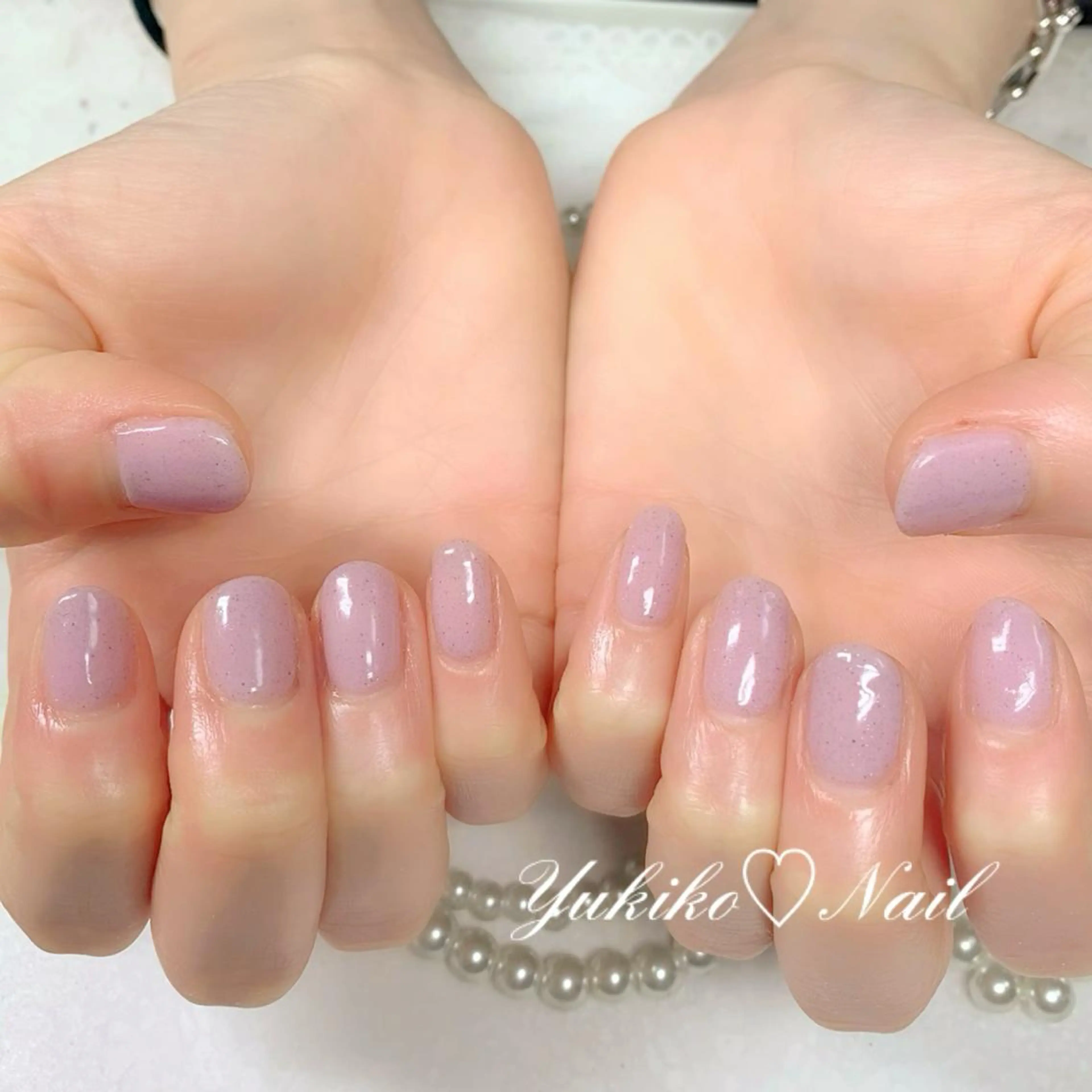ネイル ジェルネイル ワンカラーネイル パステルネイル ハンドネイル ユキコ ネイルのネイルデザイン
