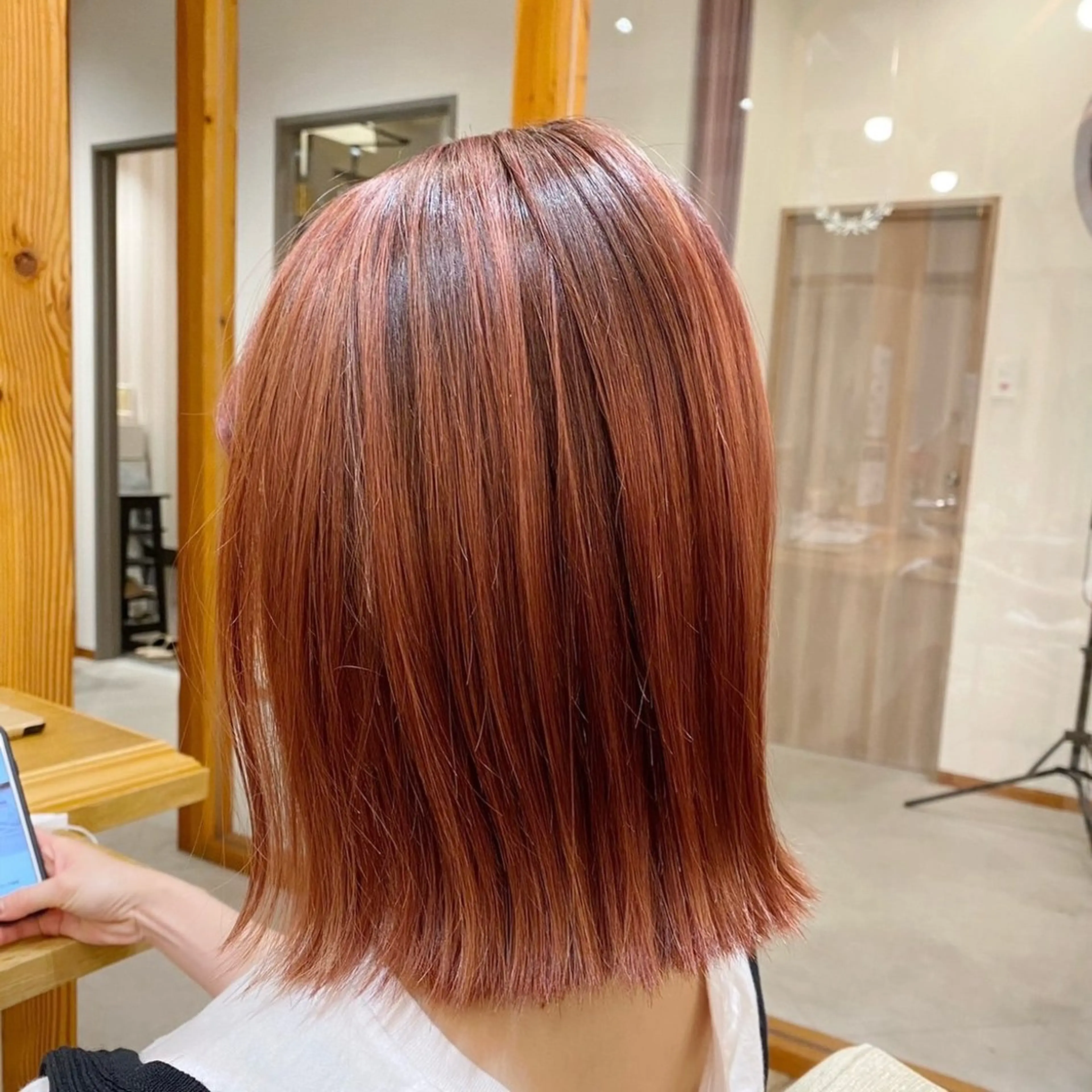 ミディアム カラー カット ヘアカラー レイヤー/ショート /Yutaのヘアスタイル