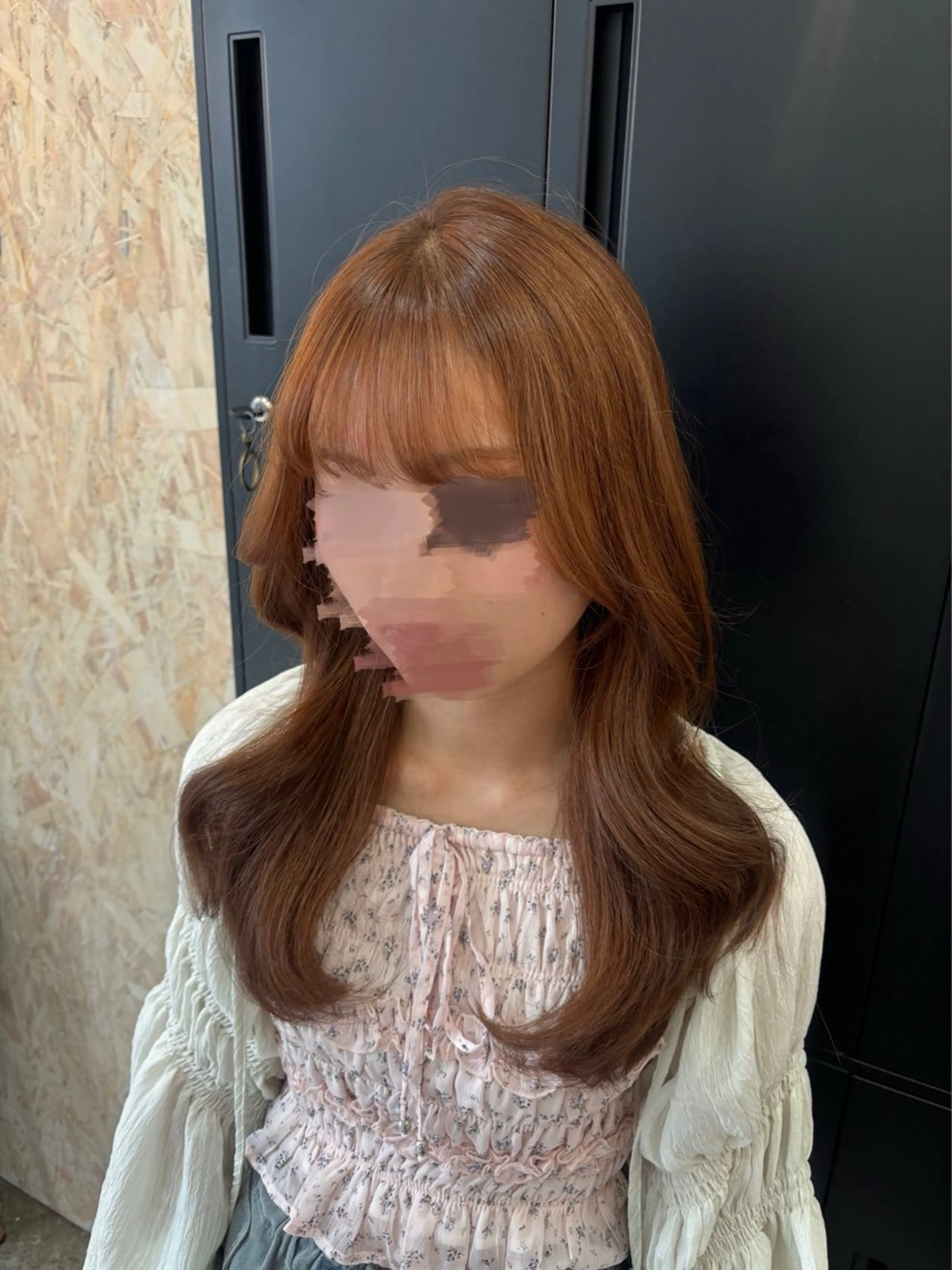 ロング カット ヘアカラー トリートメント MYRTLE Mifūのヘアスタイル