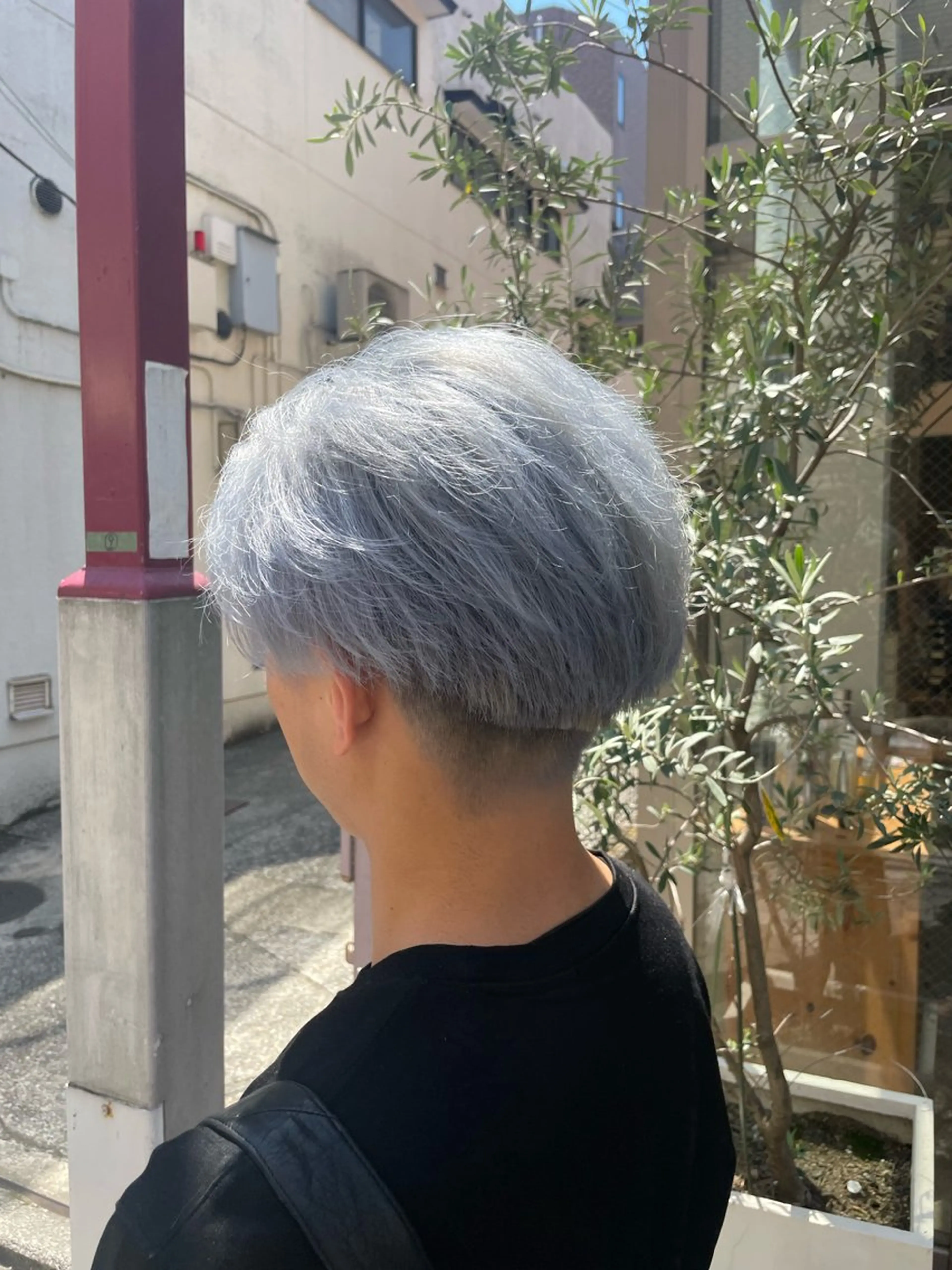 カラー メンズ ブルーカラー EARTH菊名店👾 ひらのすぐるのヘアスタイル