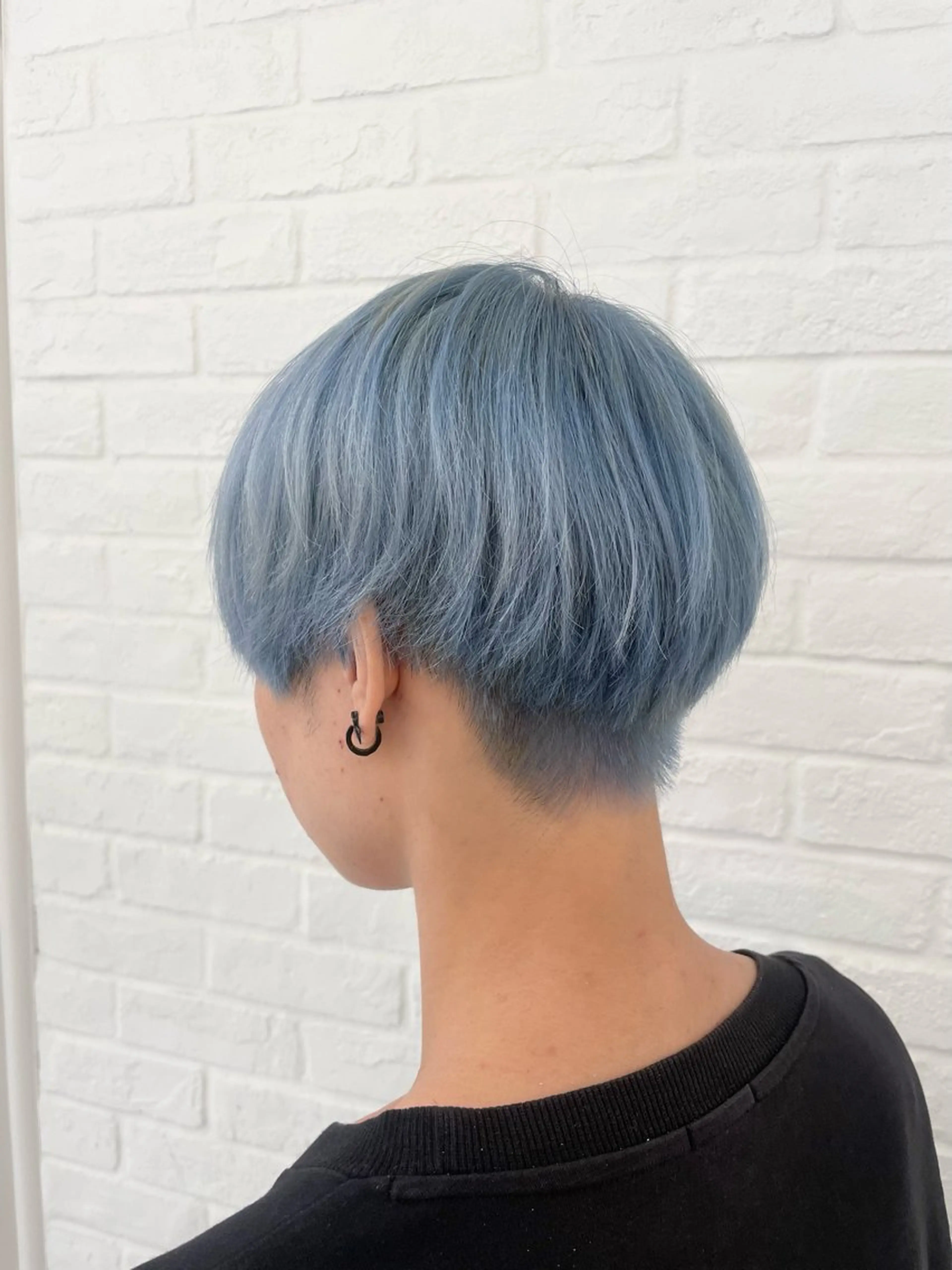 ショート カラー メンズ メンズブリーチ ブリーチ miyu 美髪縮毛矯正𓂃꙳⋆のヘアスタイル