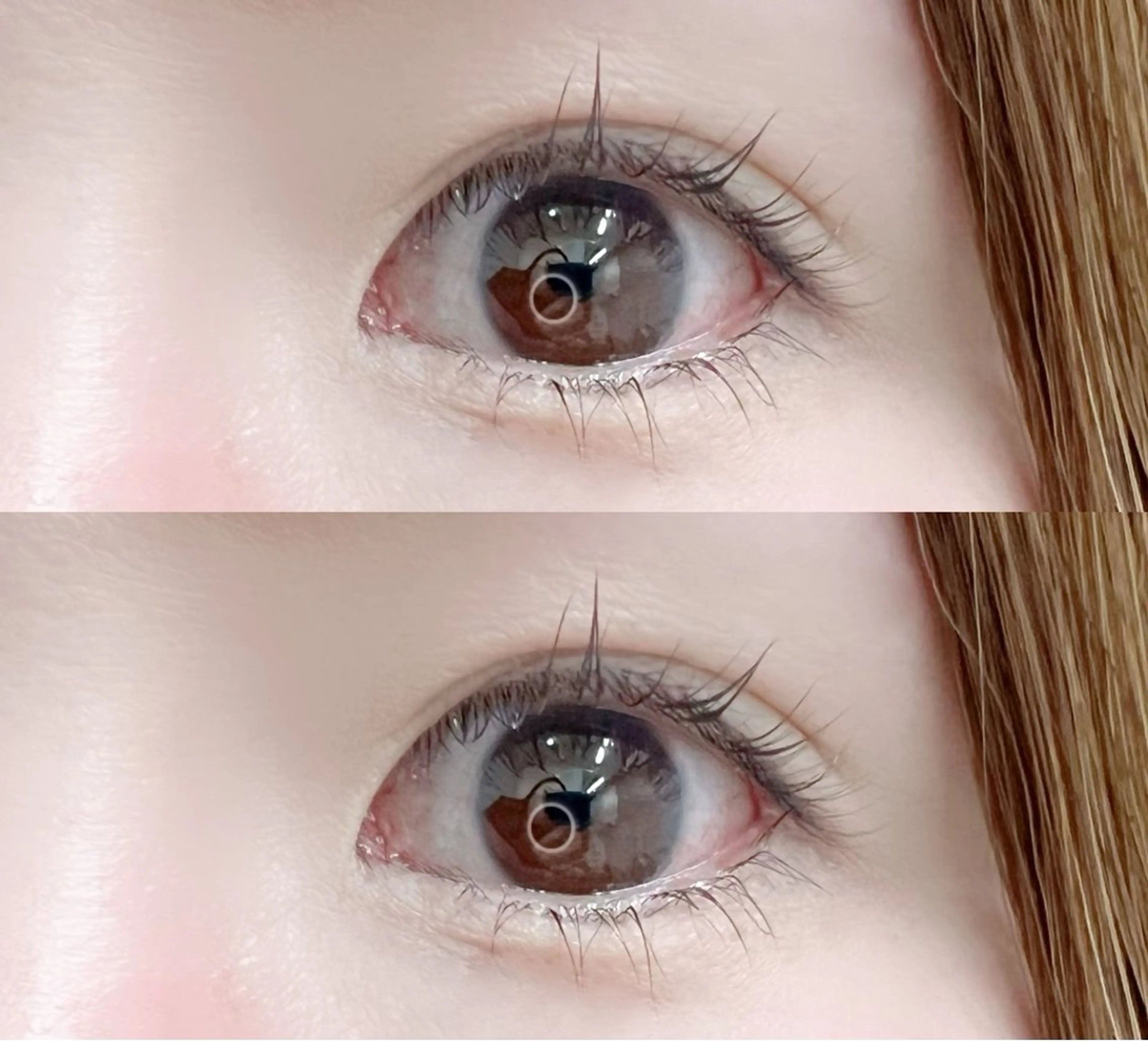 マツエク・マツパ 下まつげエクステ 一重×まつ毛パーマ arisa .のマツエク・マツパデザイン