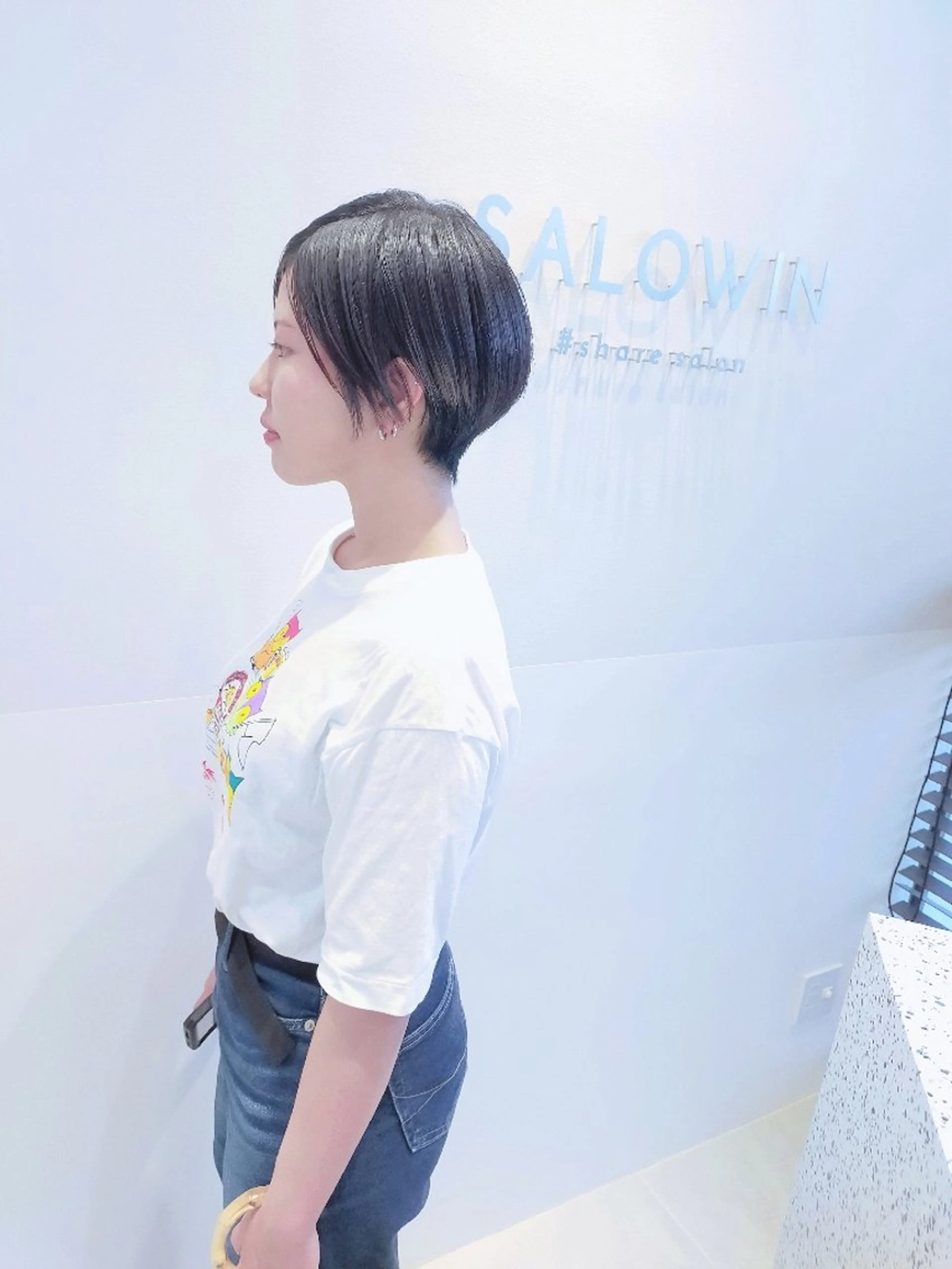 ショート カラー アッシュ ハイライトカラー くびれヘア ハイライト ショートヘア カット ヘアカラー ショート&ボブなら お任せ✨中野 真二のヘアスタイル