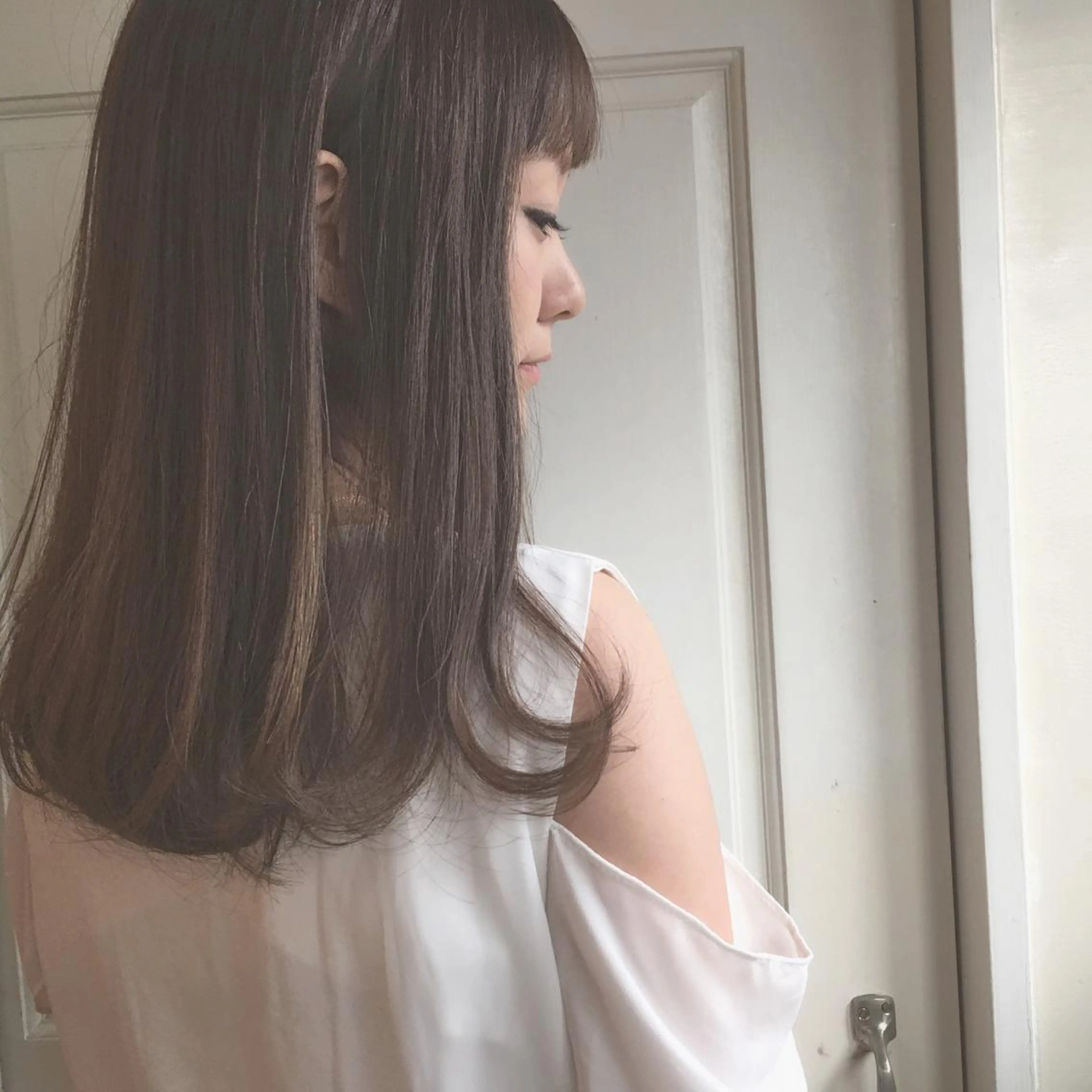 セミロング ハイライト 🌸ハイトーン 新田 廉 🌸のヘアスタイル