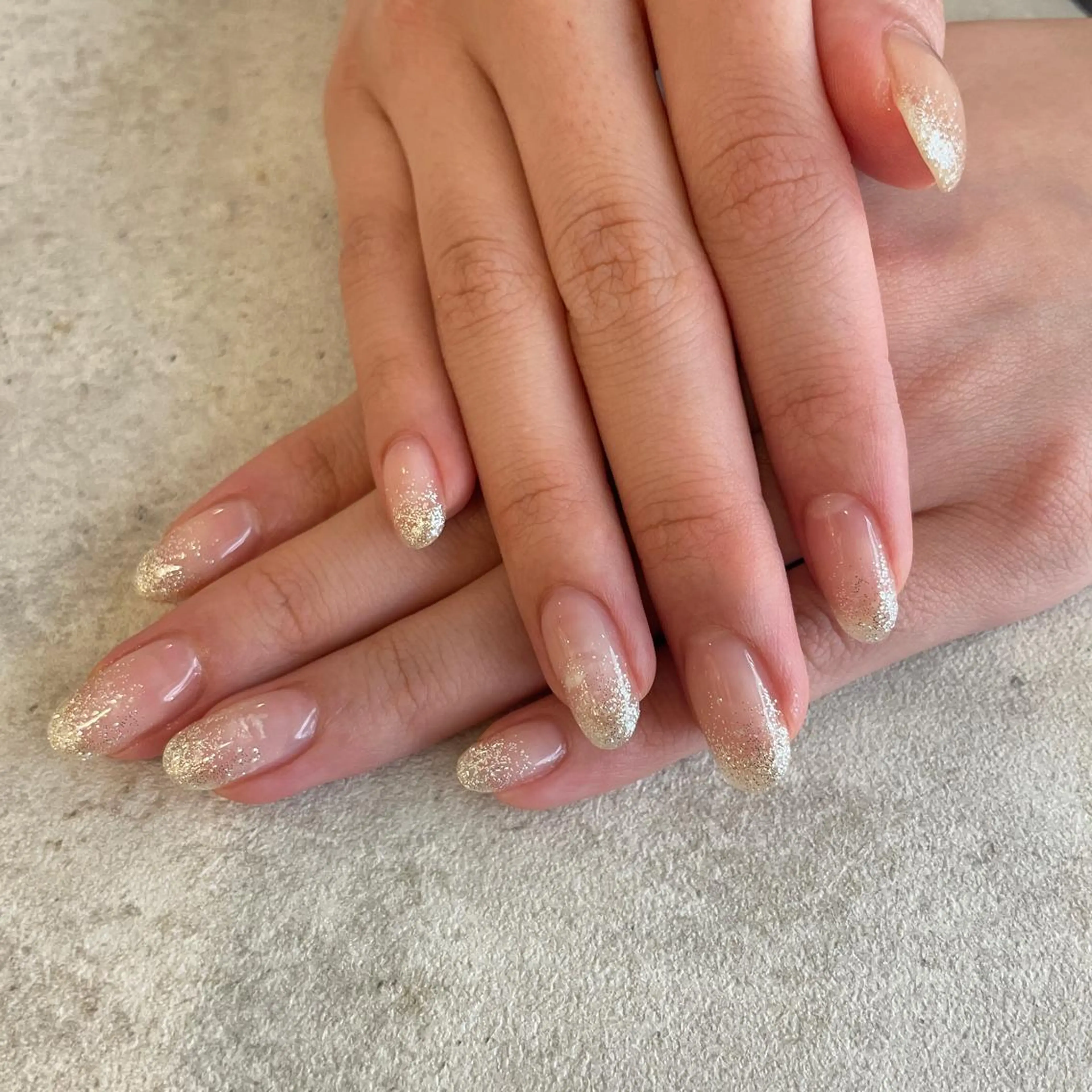 ネイル ラメ(グリッター) ラメグラデーション mignon by CHERIM A.tのマツエク・マツパデザイン