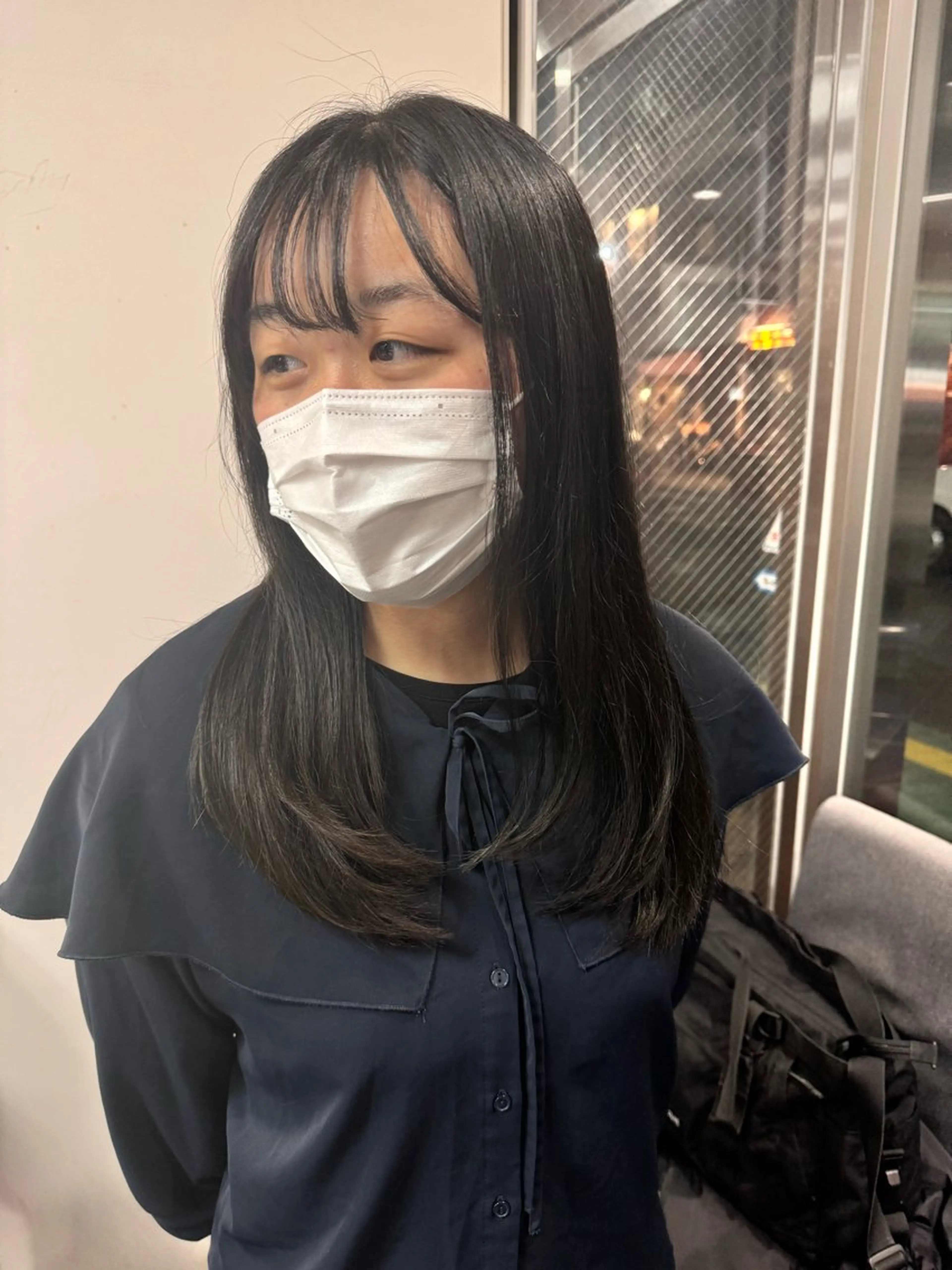 ロング ☘️上村 ☘️髪質 改善/透明感カラーのヘアスタイル