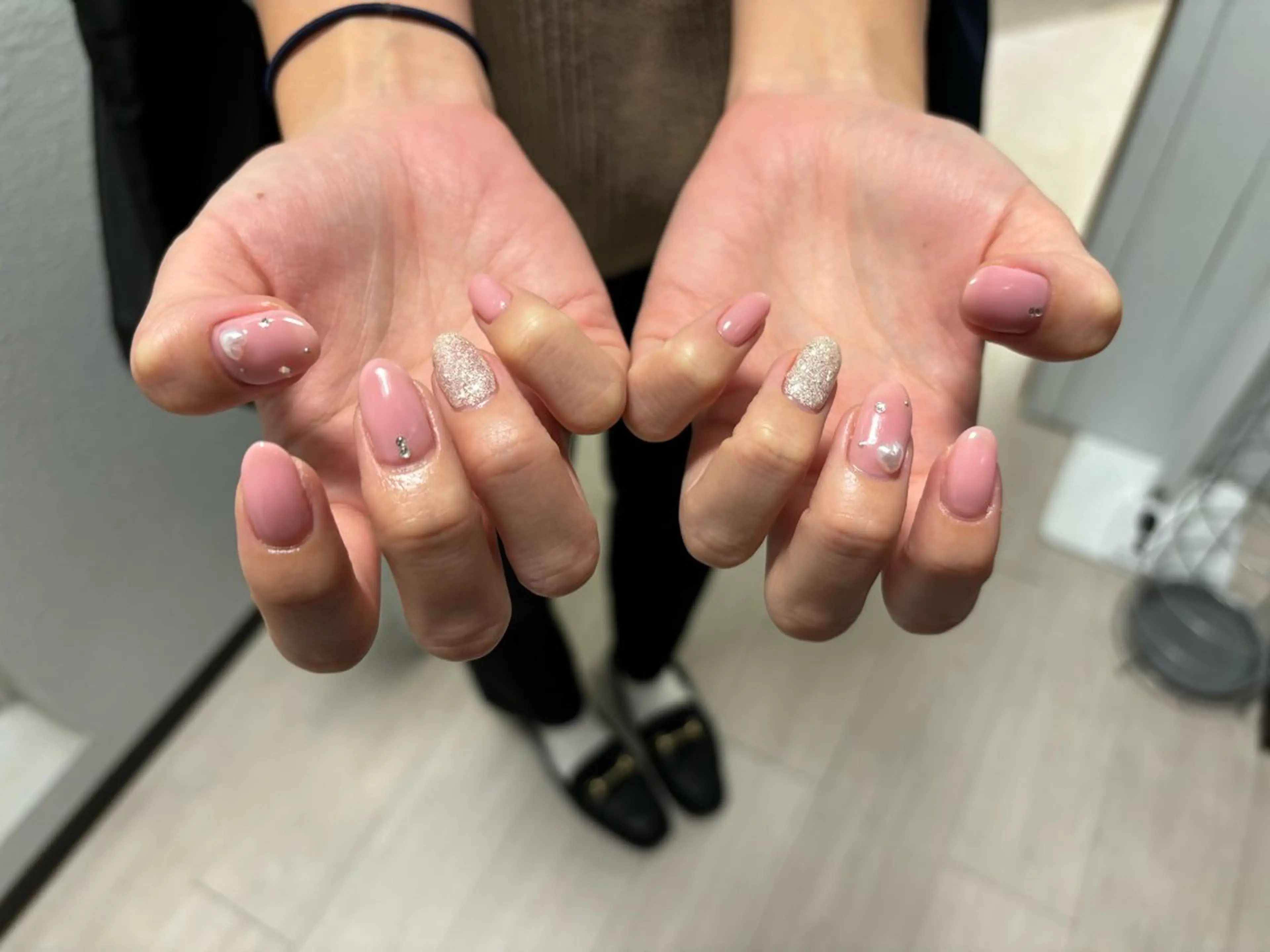 ネイル ピンク シンプルネイル Lani🌈Nail Konatsuのネイルデザイン