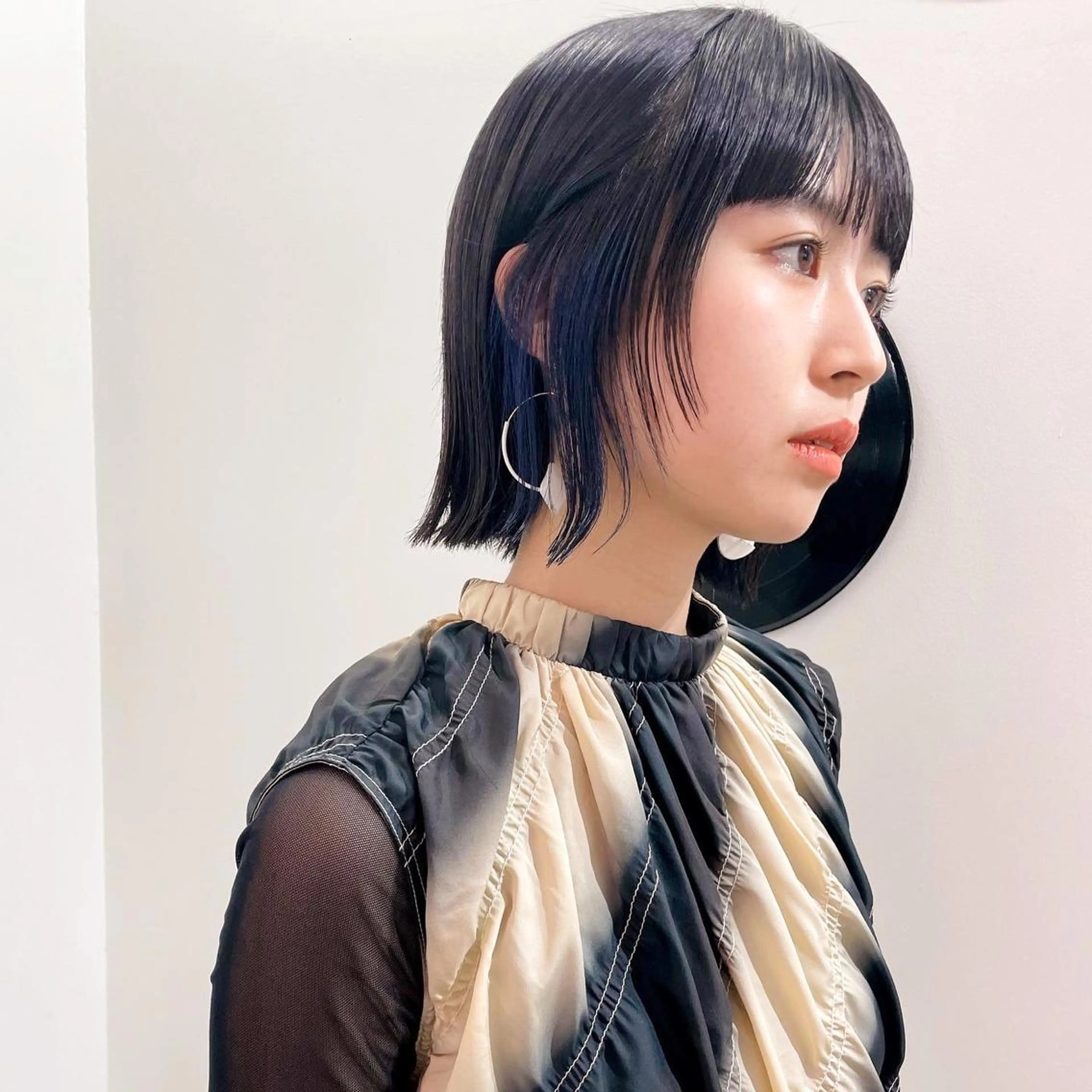 ミディアム カラー パーマ ヘアアレンジ 💖美髪矯正💖 辻未侑のヘアスタイル