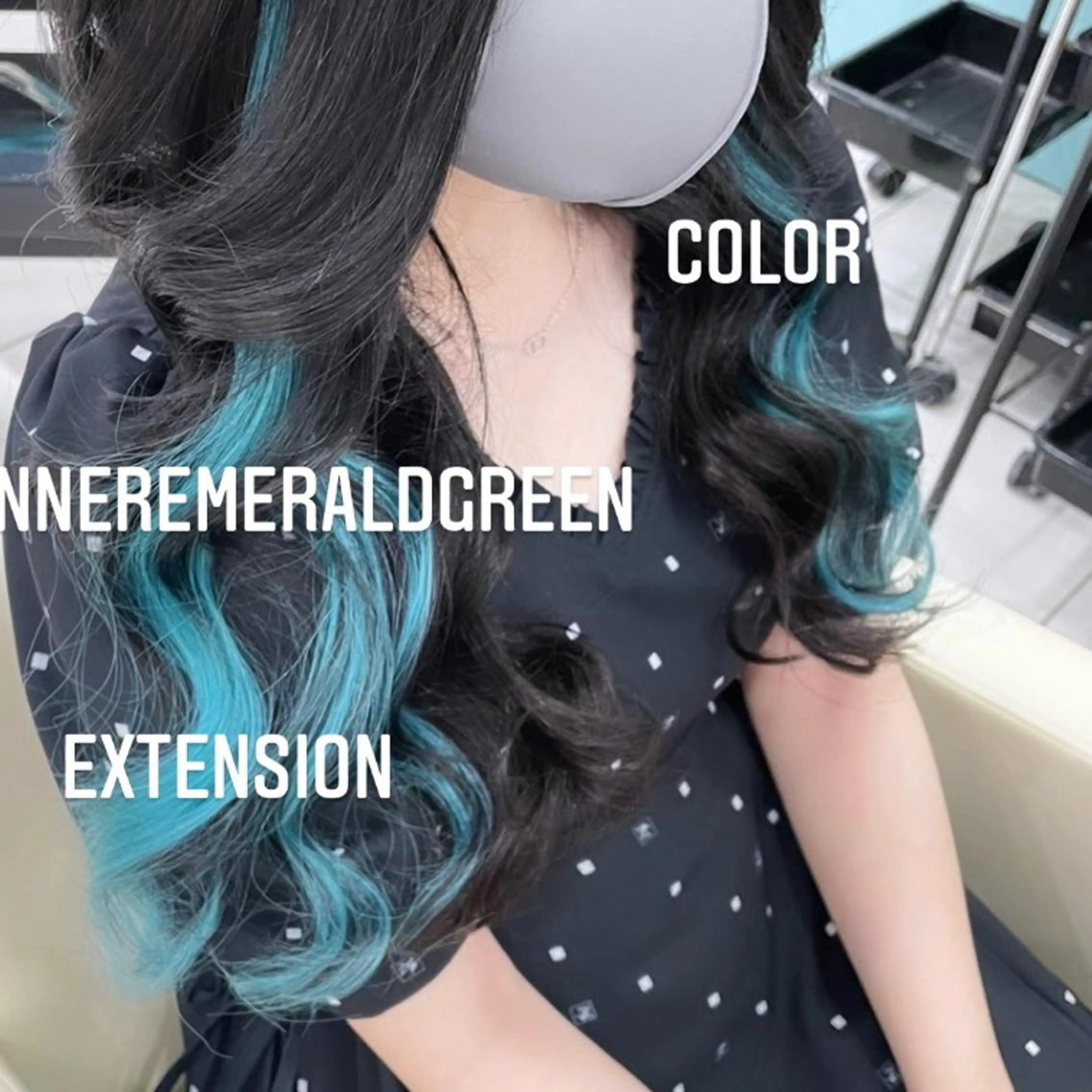 ロング カラー ヘアカラー エクステ エクステ🩵ブリーチ 韓国ヘア🩵KAEのヘアスタイル