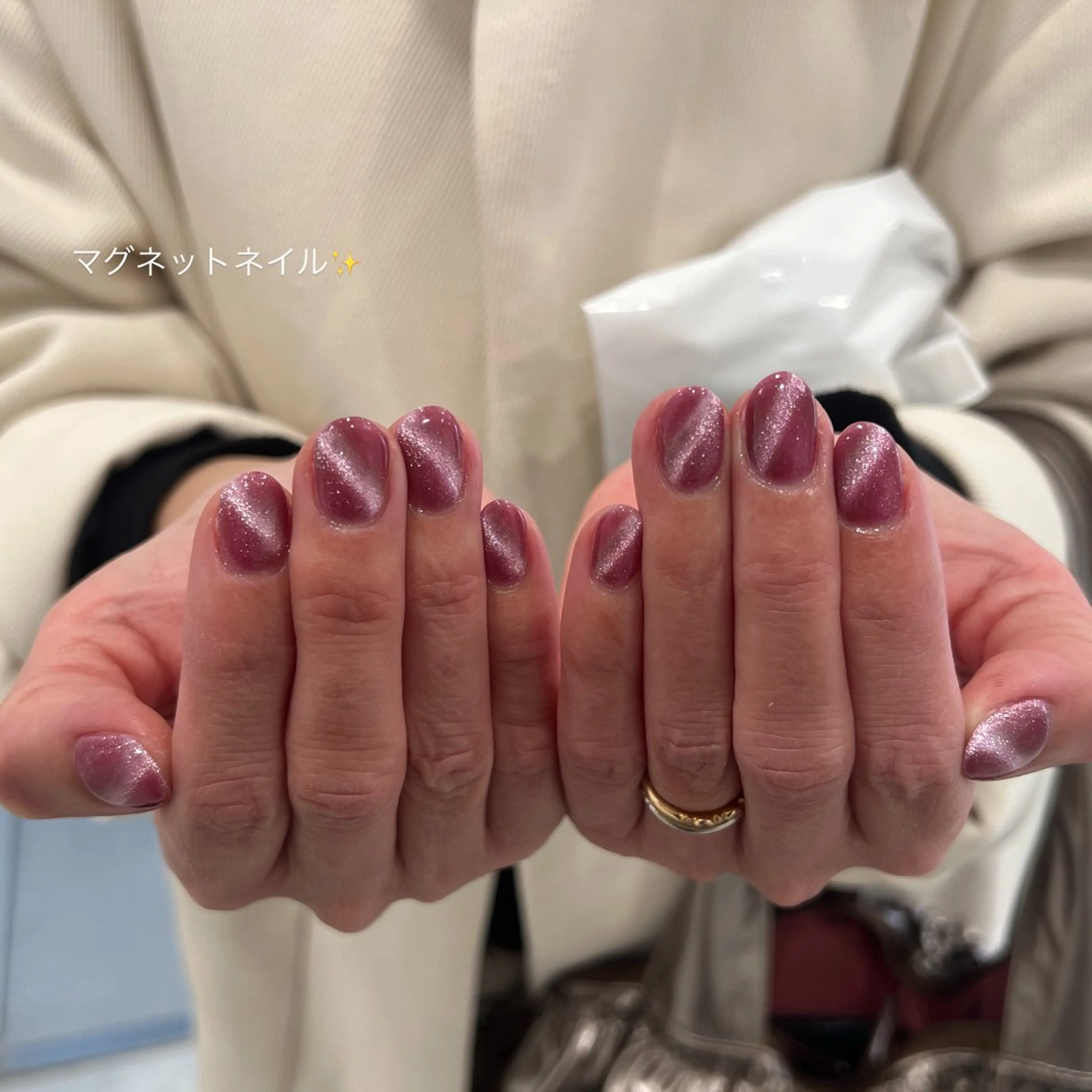 ネイル マグネットネイル Bianca大名店 yonekuraのネイルデザイン