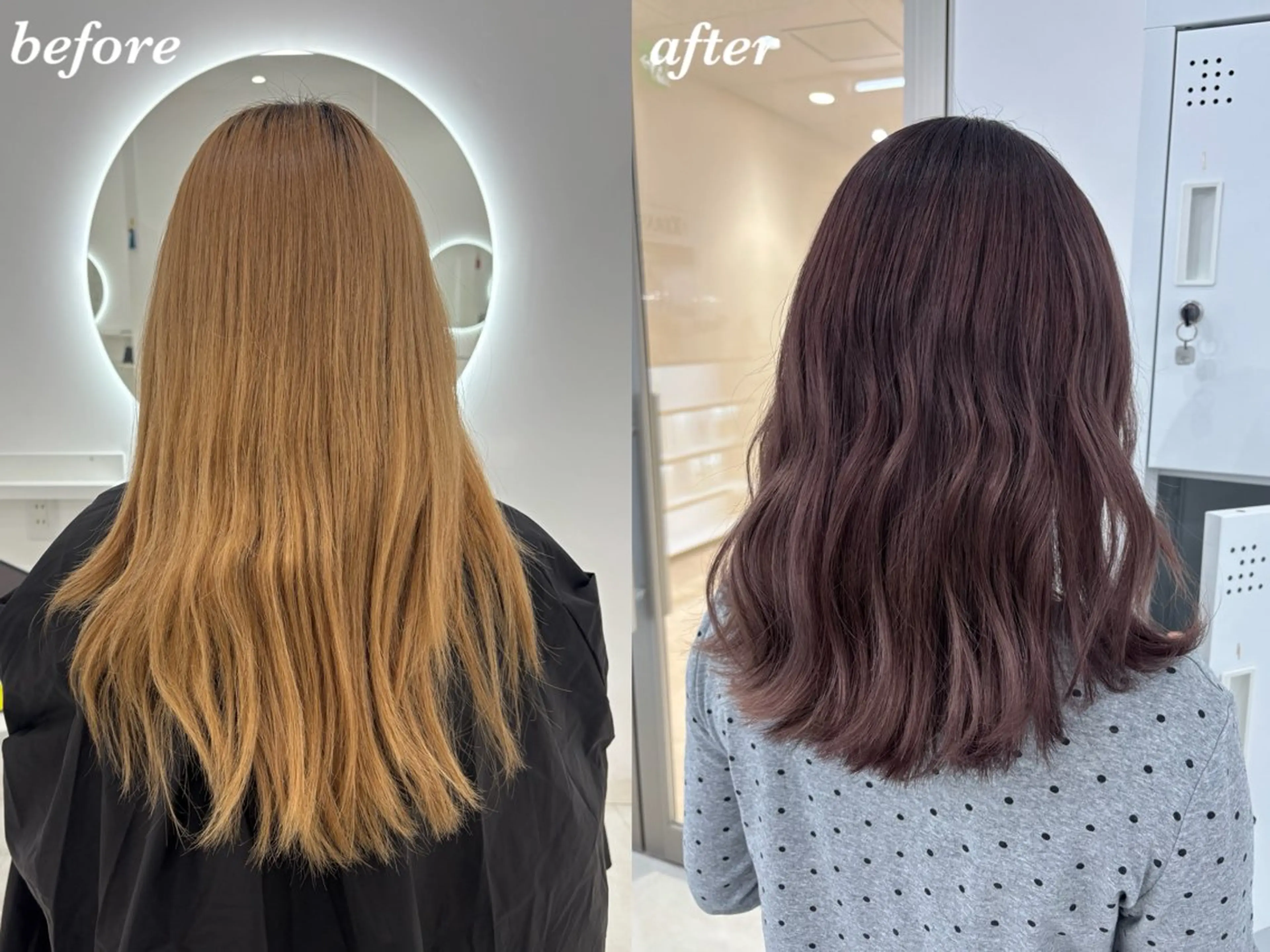 ロング カラー カット ヘアカラー トリートメント 【aini天王寺】 𝐚𝐢𝐫𝐢✂︎のヘアスタイル