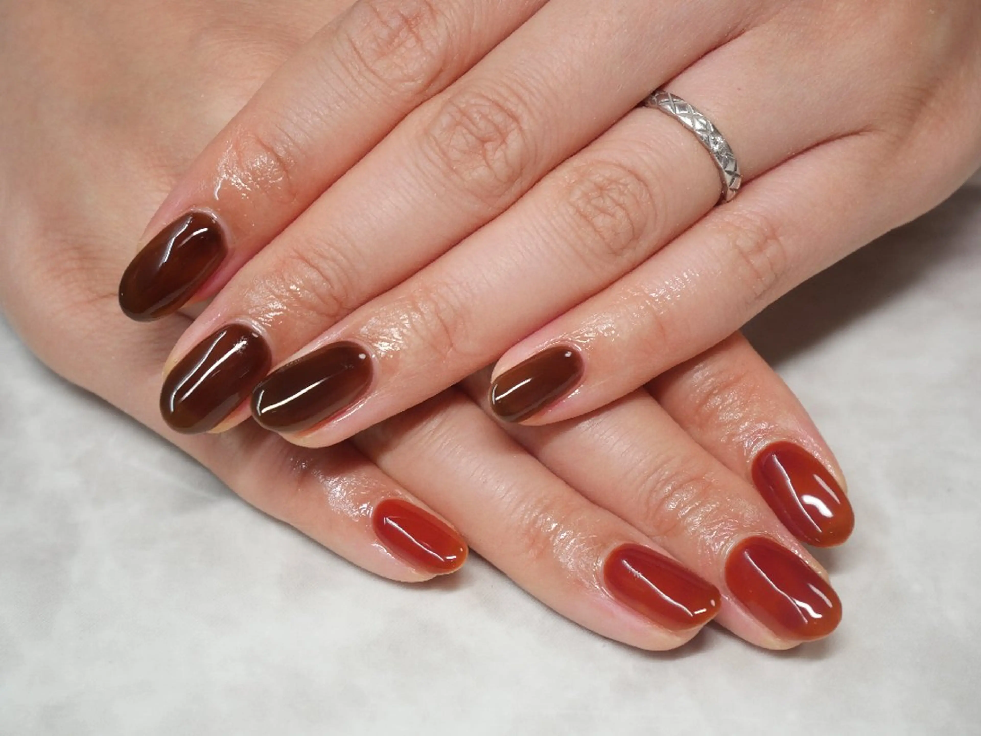 ネイル ワンカラーネイル ハンドネイル Nailsalon Graciasのネイルデザイン