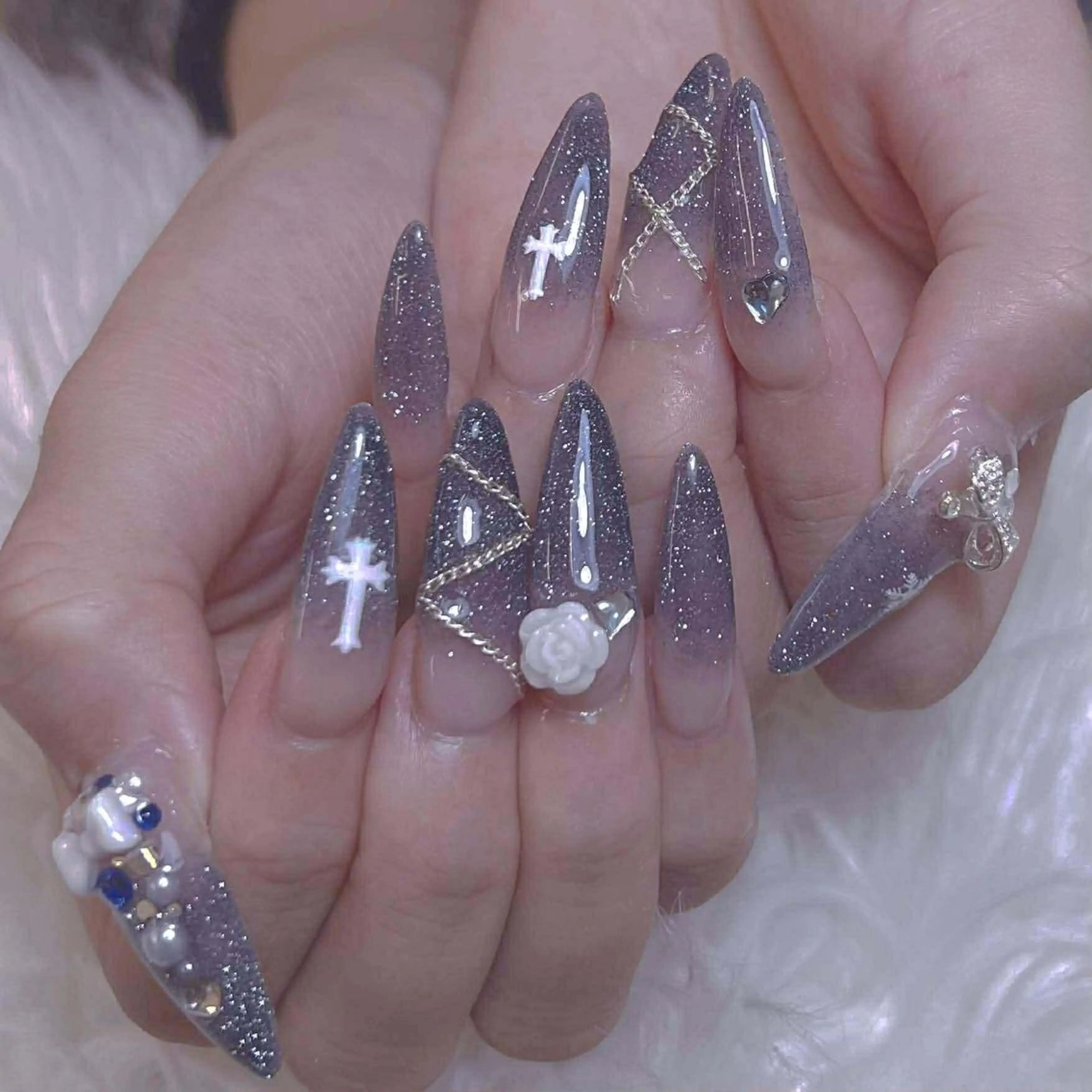 ネイル ハンドネイル ANH NAIL ゴテゴテ専門店💎のネイルデザイン