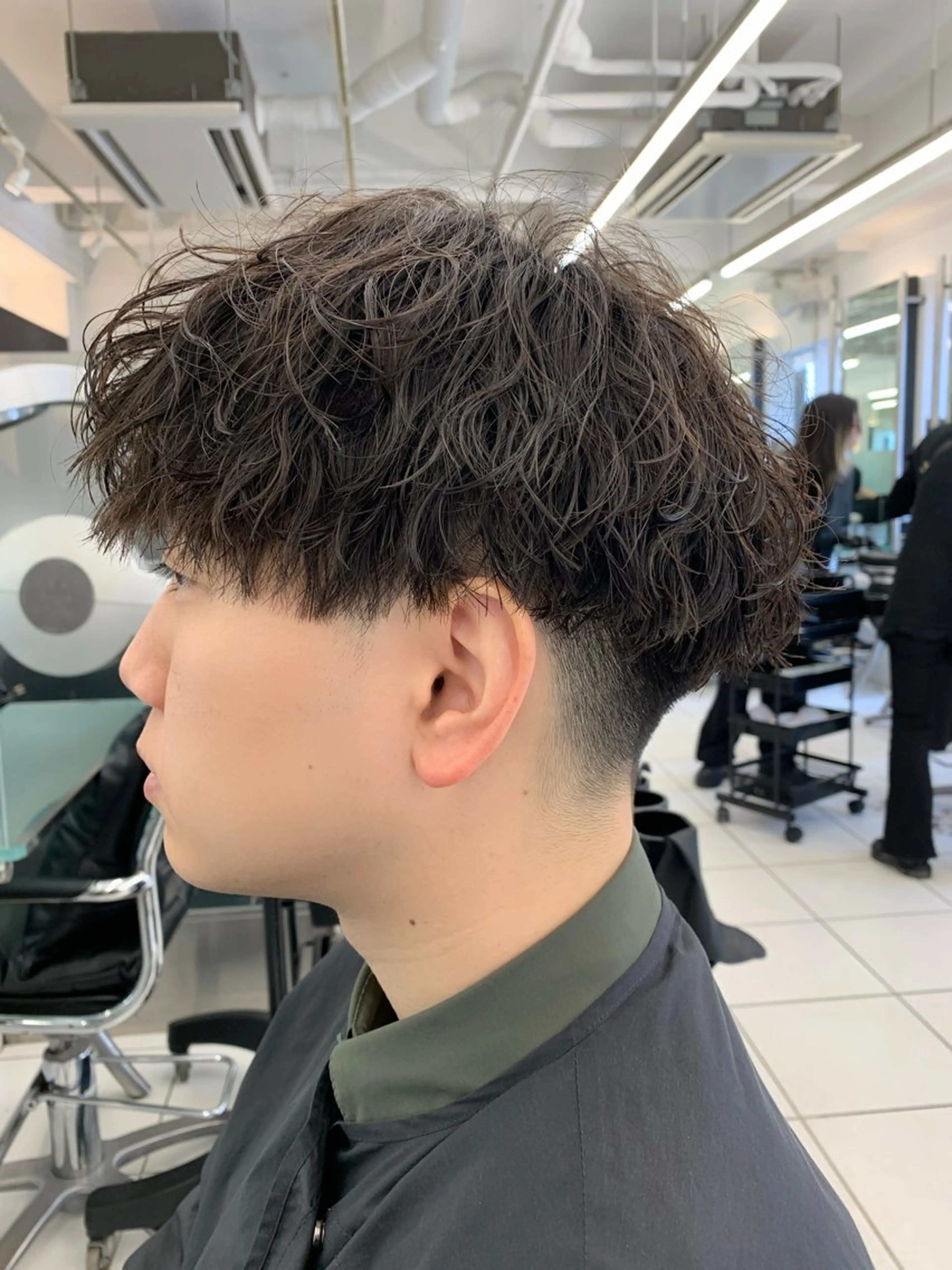 パーマ メンズ メンズ特化フェード パーマ小林裕史のヘアスタイル