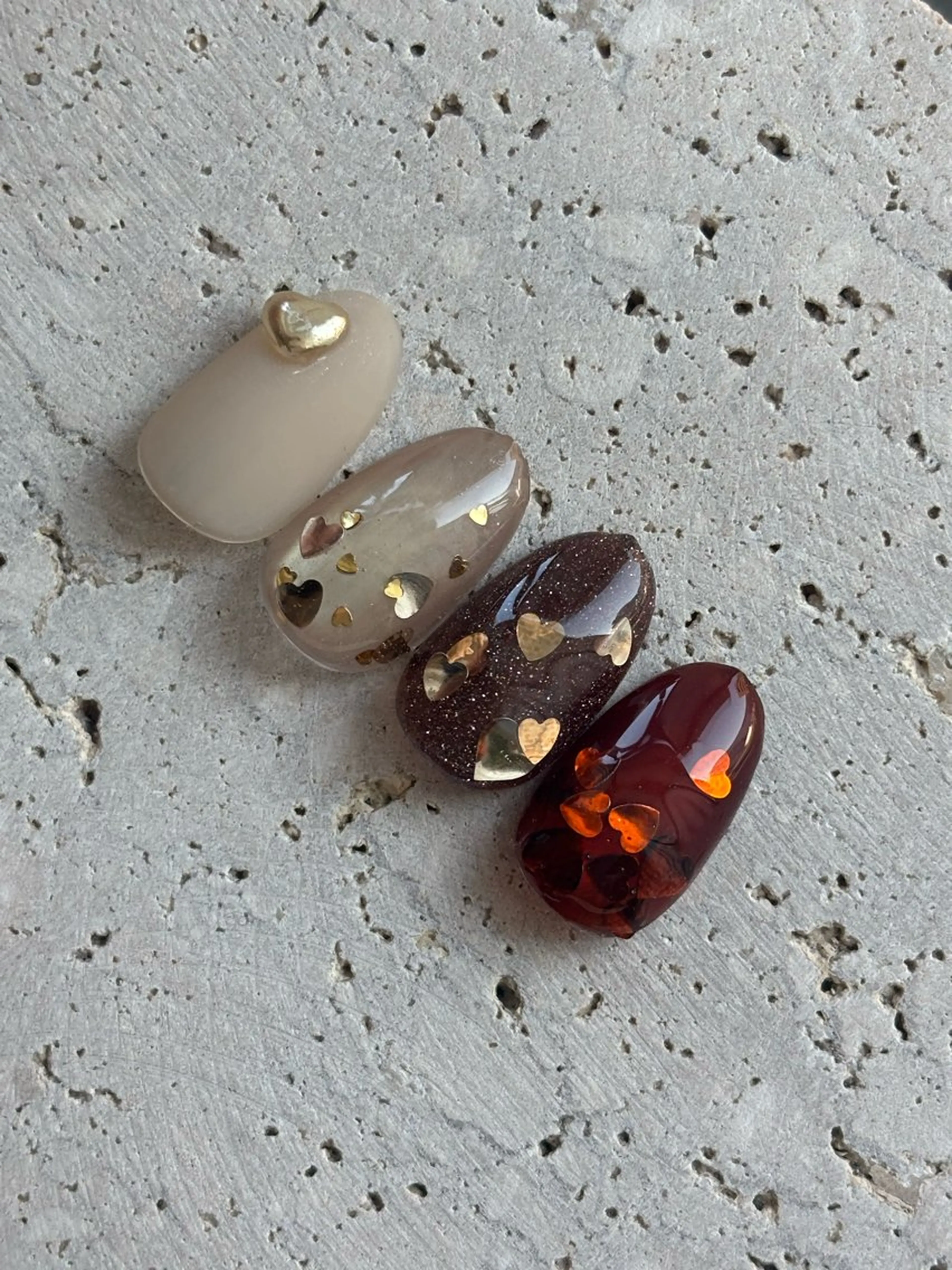 ネイル フラッシュネイル ハート アルバ所属・Alba アルバのネイルデザイン