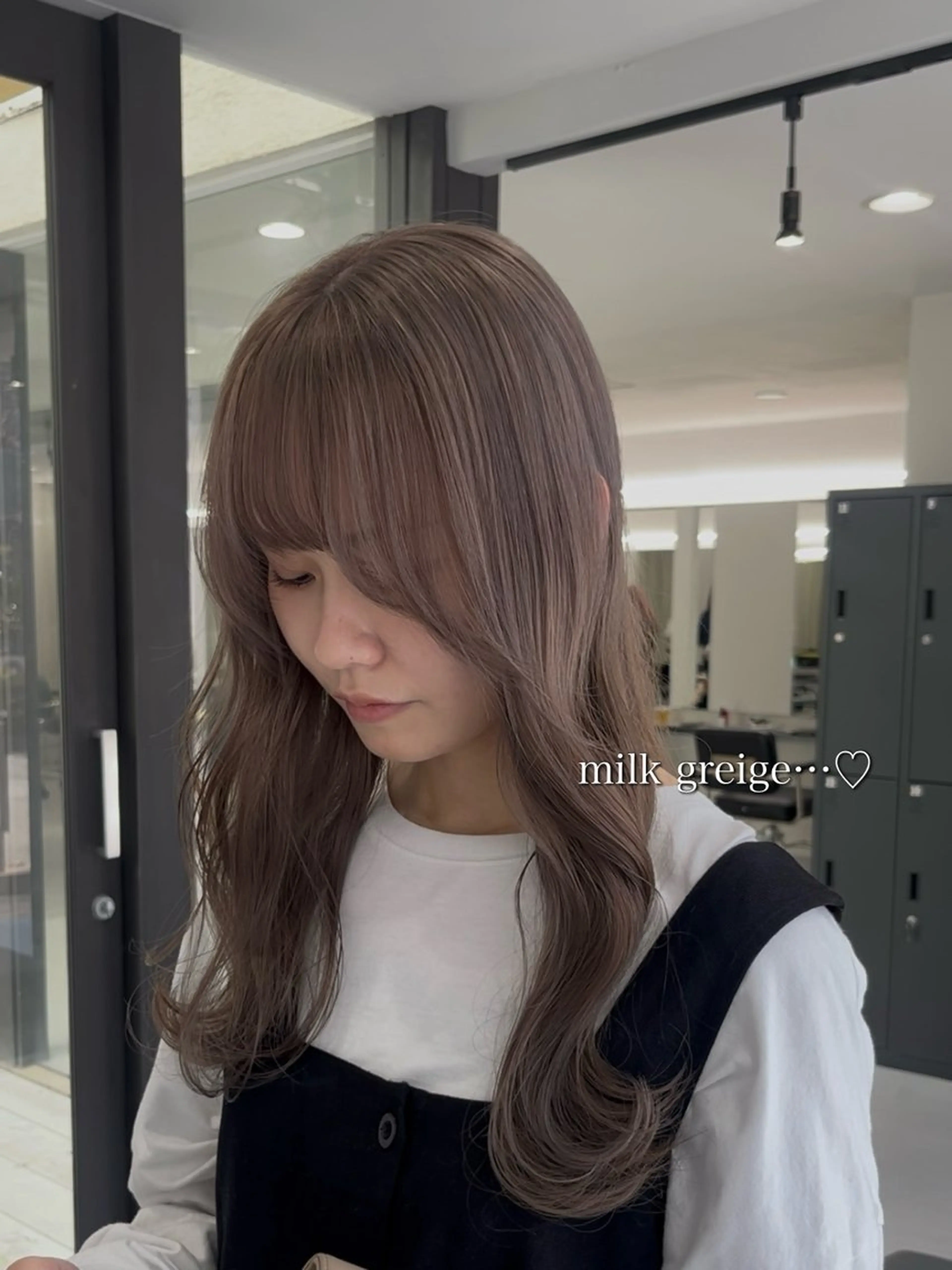 ロング カラー ベージュカラー/ 新潟/万代/なお🎀のヘアスタイル