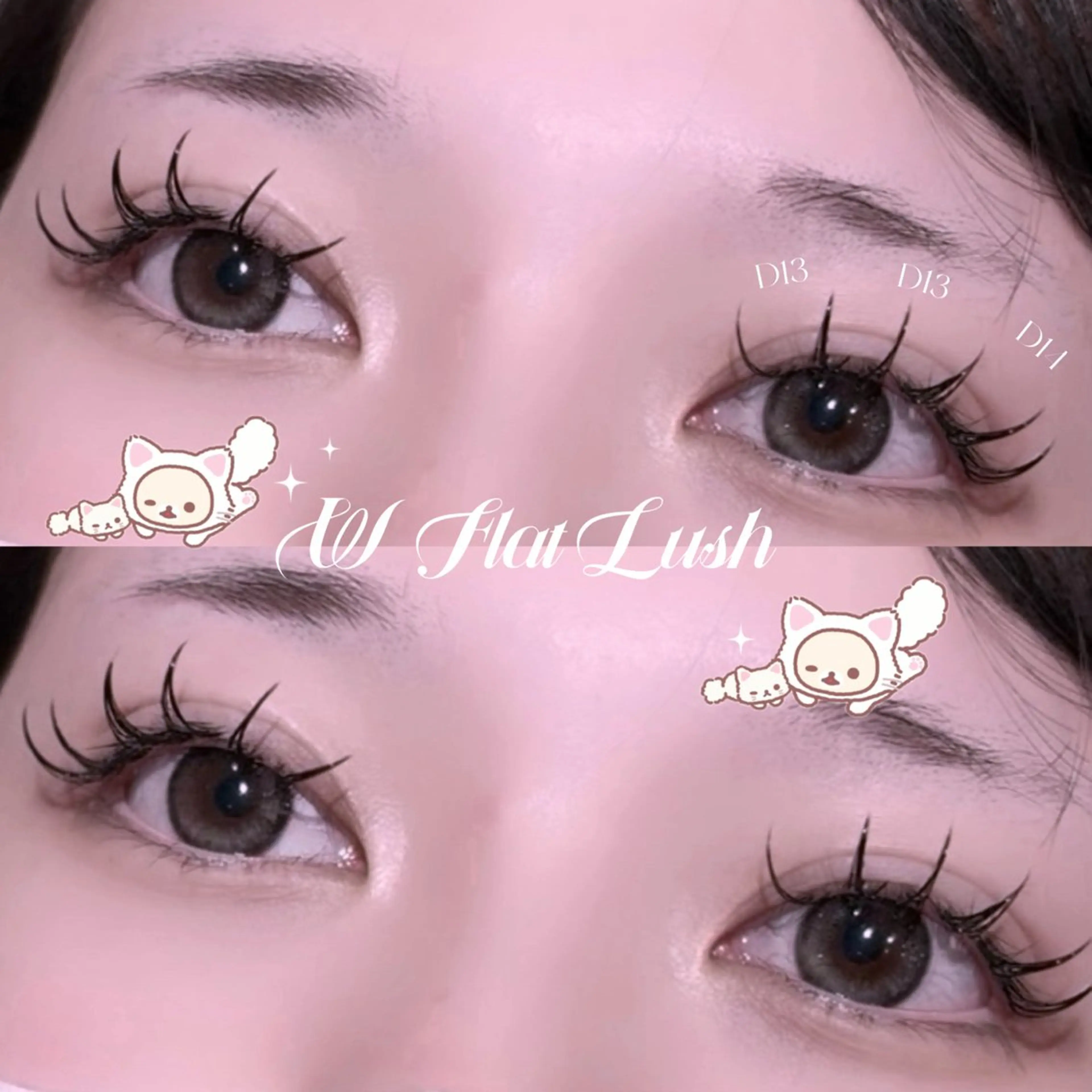 【17:00-】マツエク🌟フラットラッシュ 160本🌟オフあり➡️4/13 限定の写真