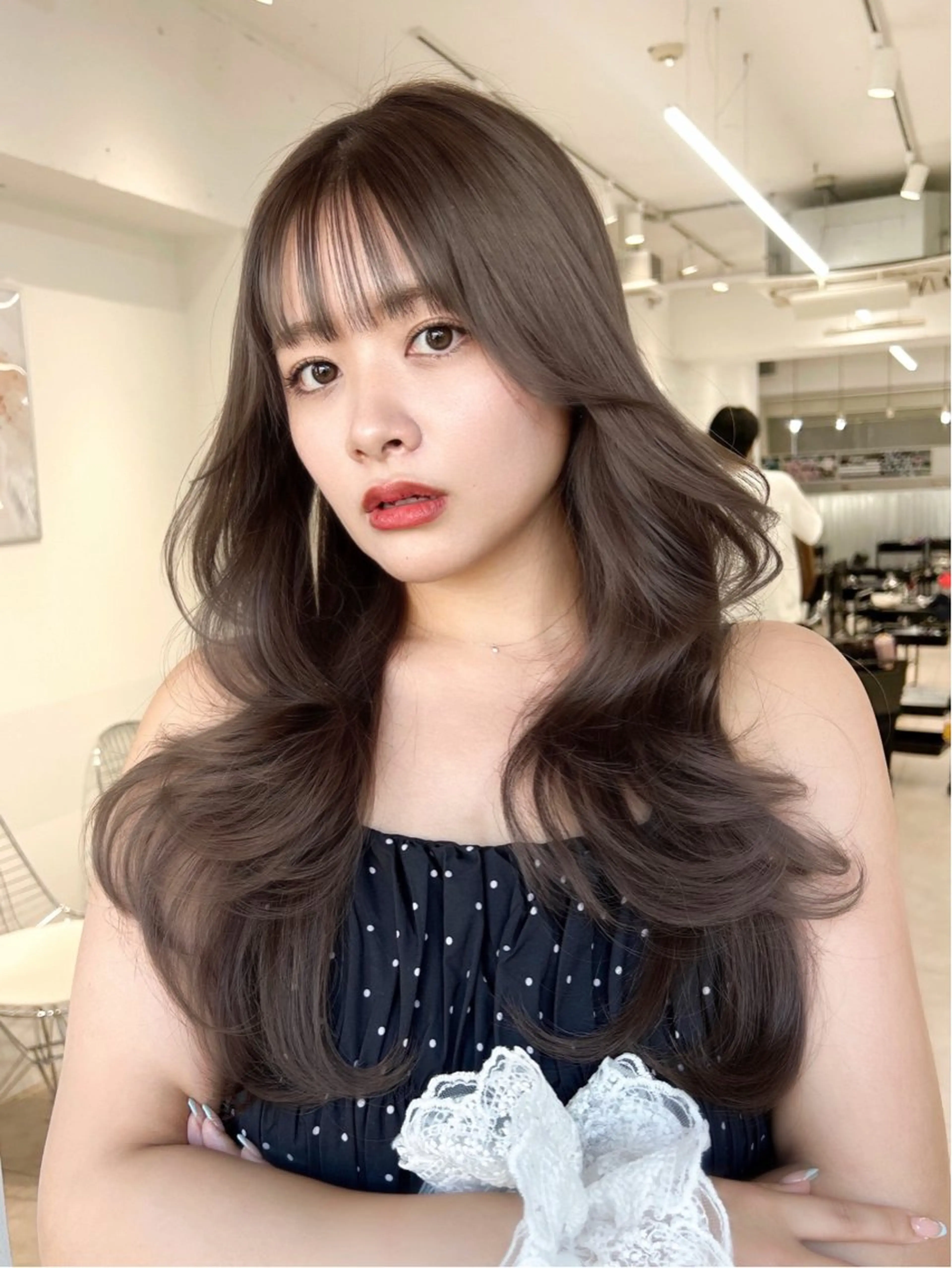 ロング レイヤーカット ✨レイヤーカット 海外ヘア/原宿✨のヘアスタイル