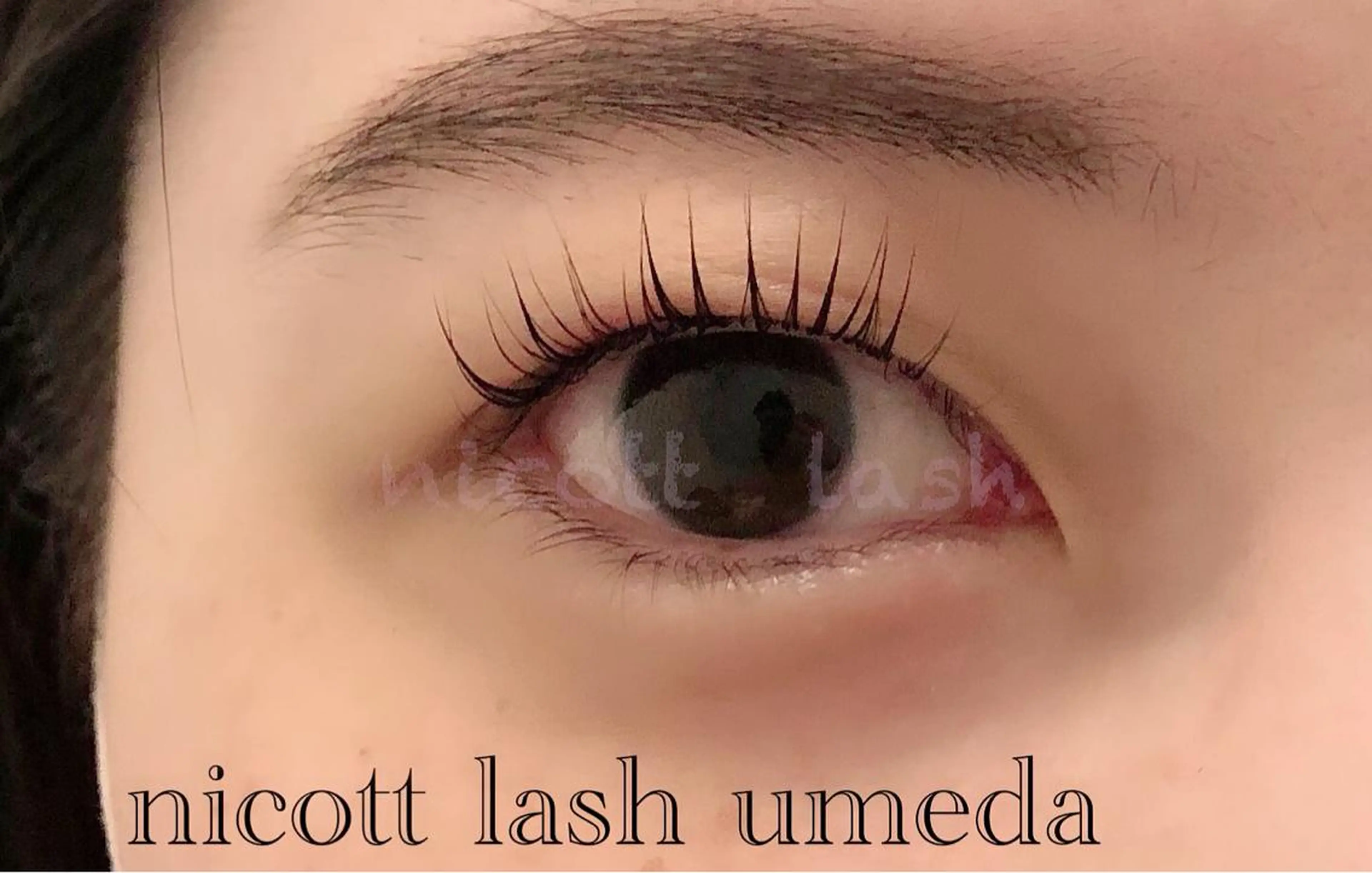 マツエク・マツパ パリジェンヌラッシュリフト サクラブロウ 難波のマツエク・マツパデザイン