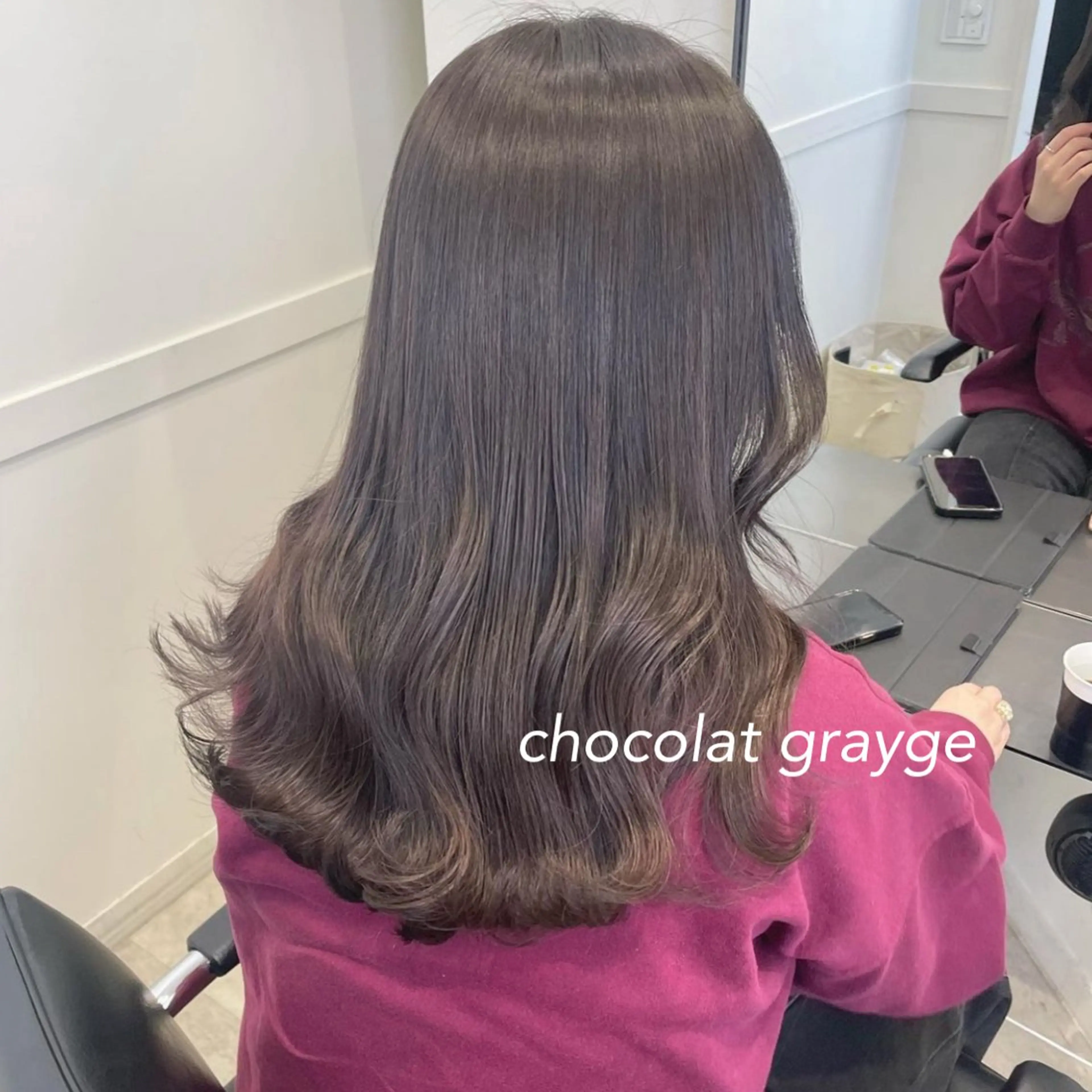 セミロング カラー ヘアアレンジ ブリーチ 透明感カラー ブリーチなしカラー カット ヘアカラー トリートメント 美髪矯正/透明感カラ ー🫧YUUKI🫧のヘアスタイル