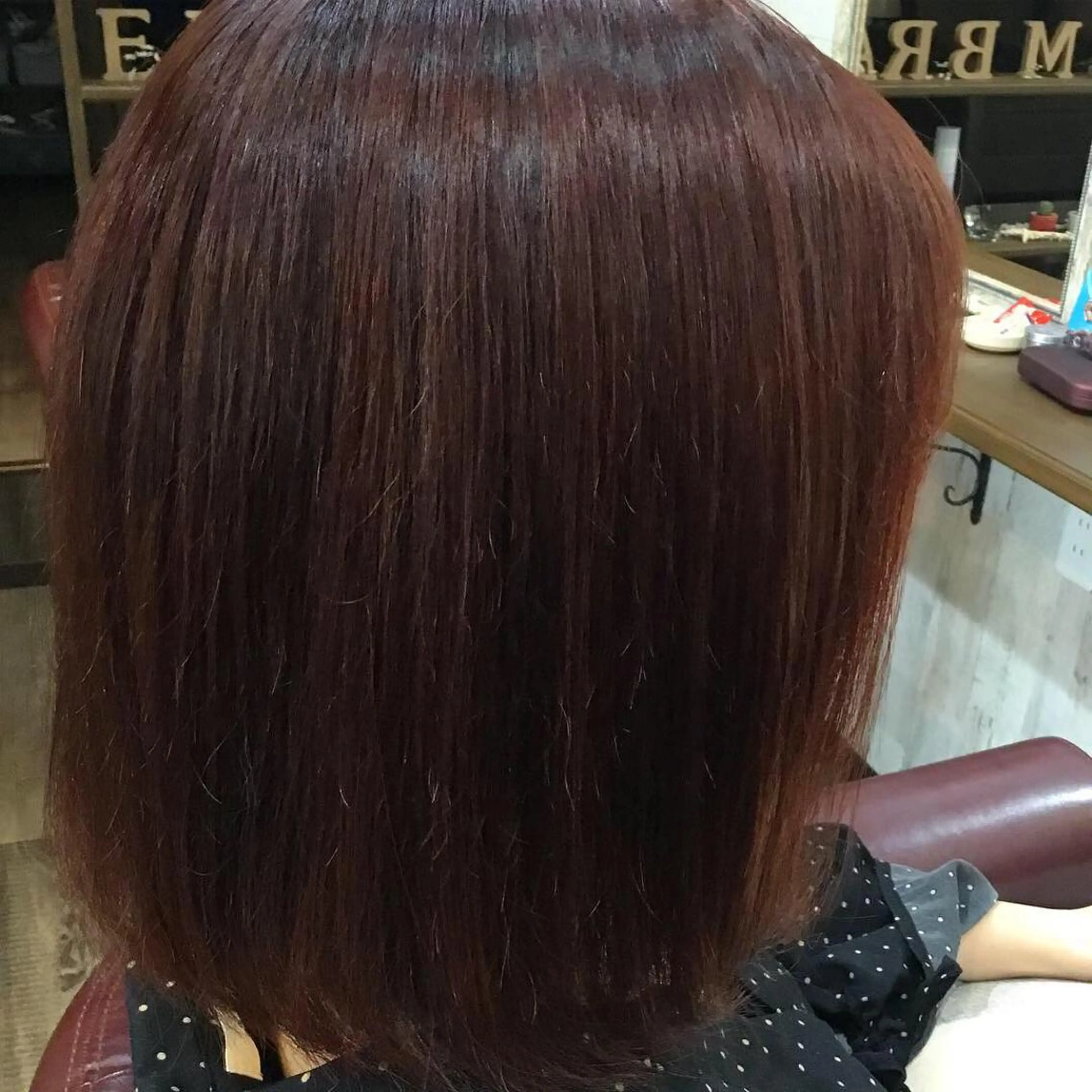 ミディアム カラー 金崎 新吾のヘアスタイル