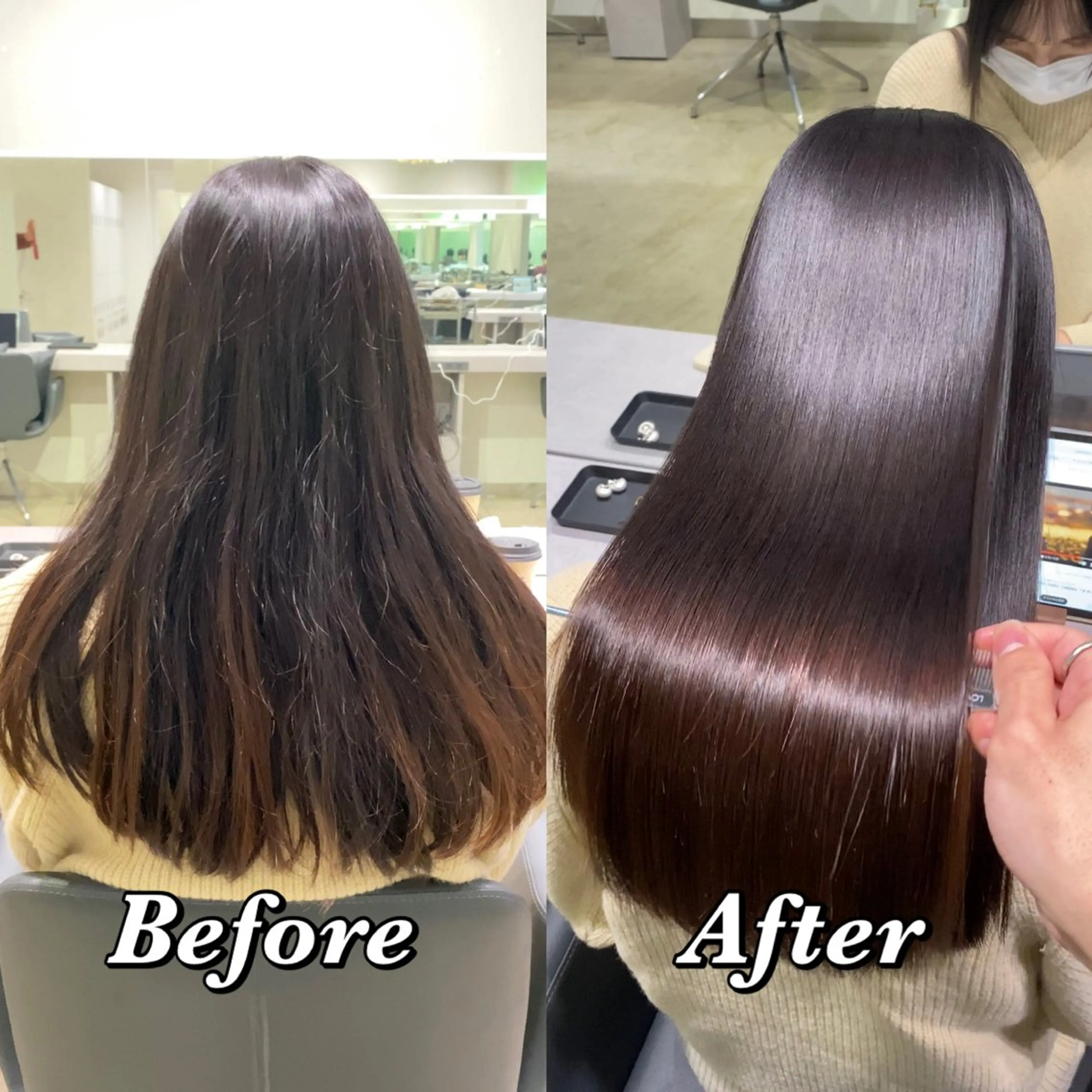 ロング 【美髪矯正特化】 ズケヤマのヘアスタイル