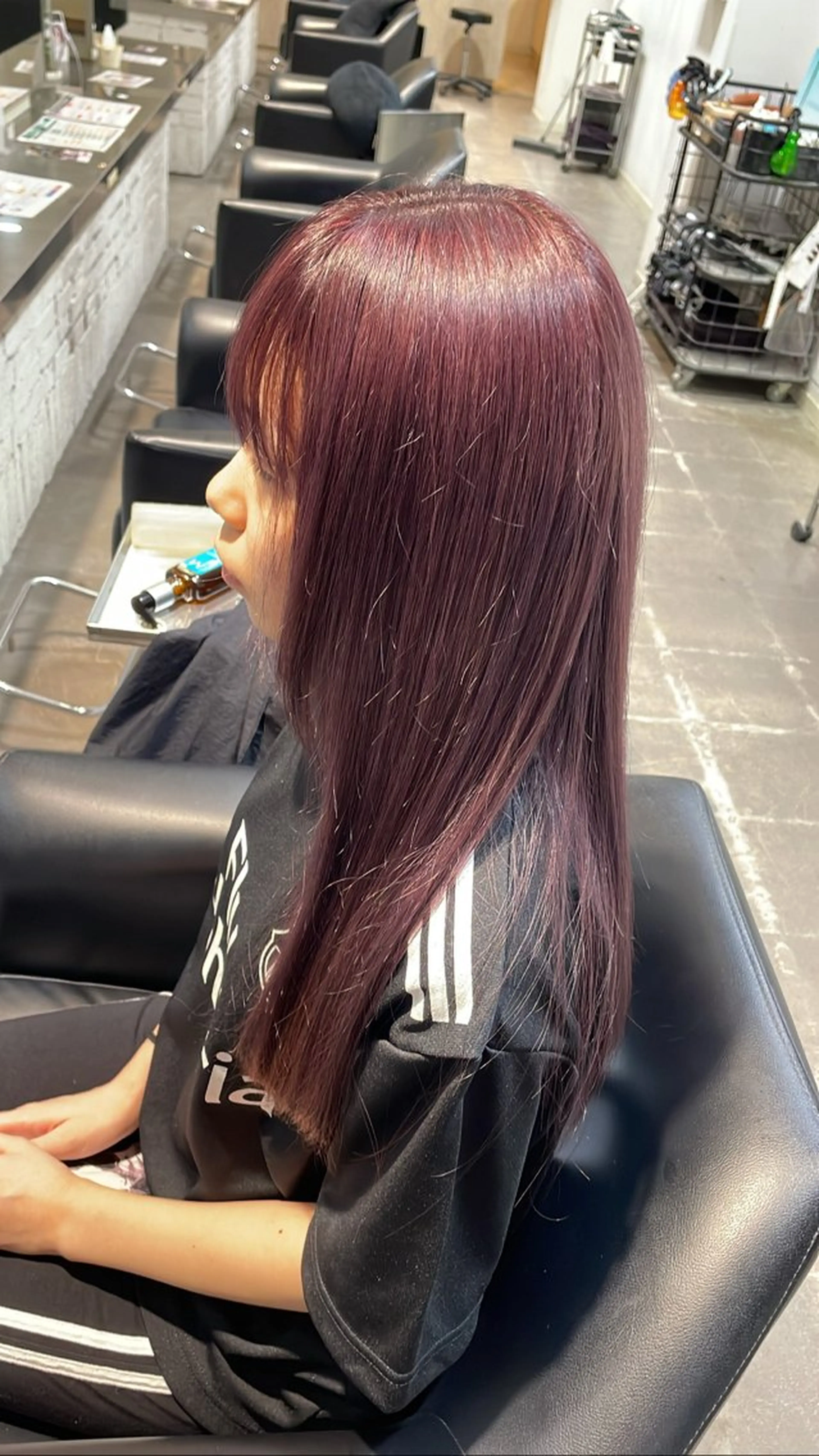 ロング カラー シマノ フミヤのヘアスタイル