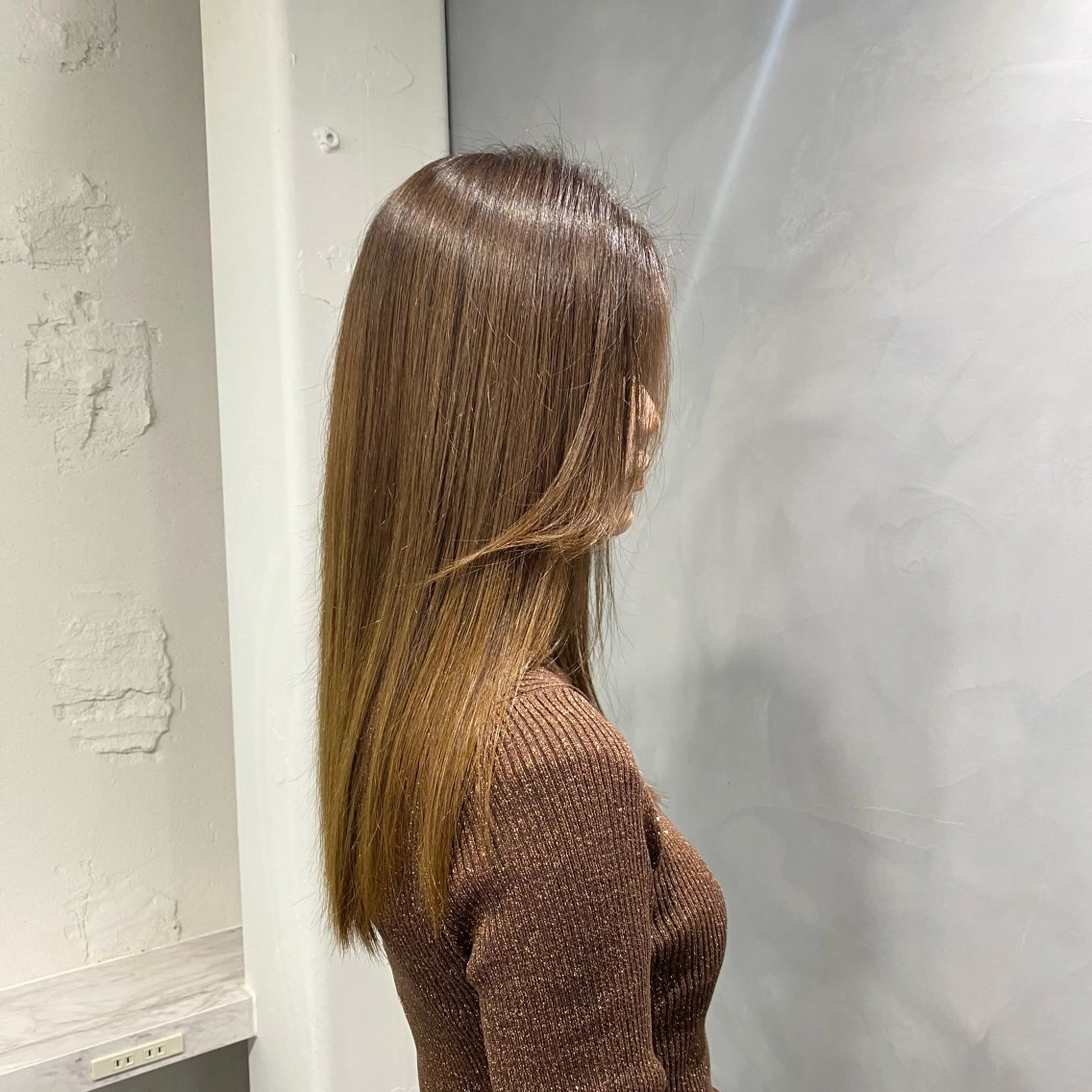 セミロング 髪質改善 トリートメント トリートメント ekolu北梅田店所属・梅田中崎町髪質改善 /オキヒロト/エコルのヘアスタイル