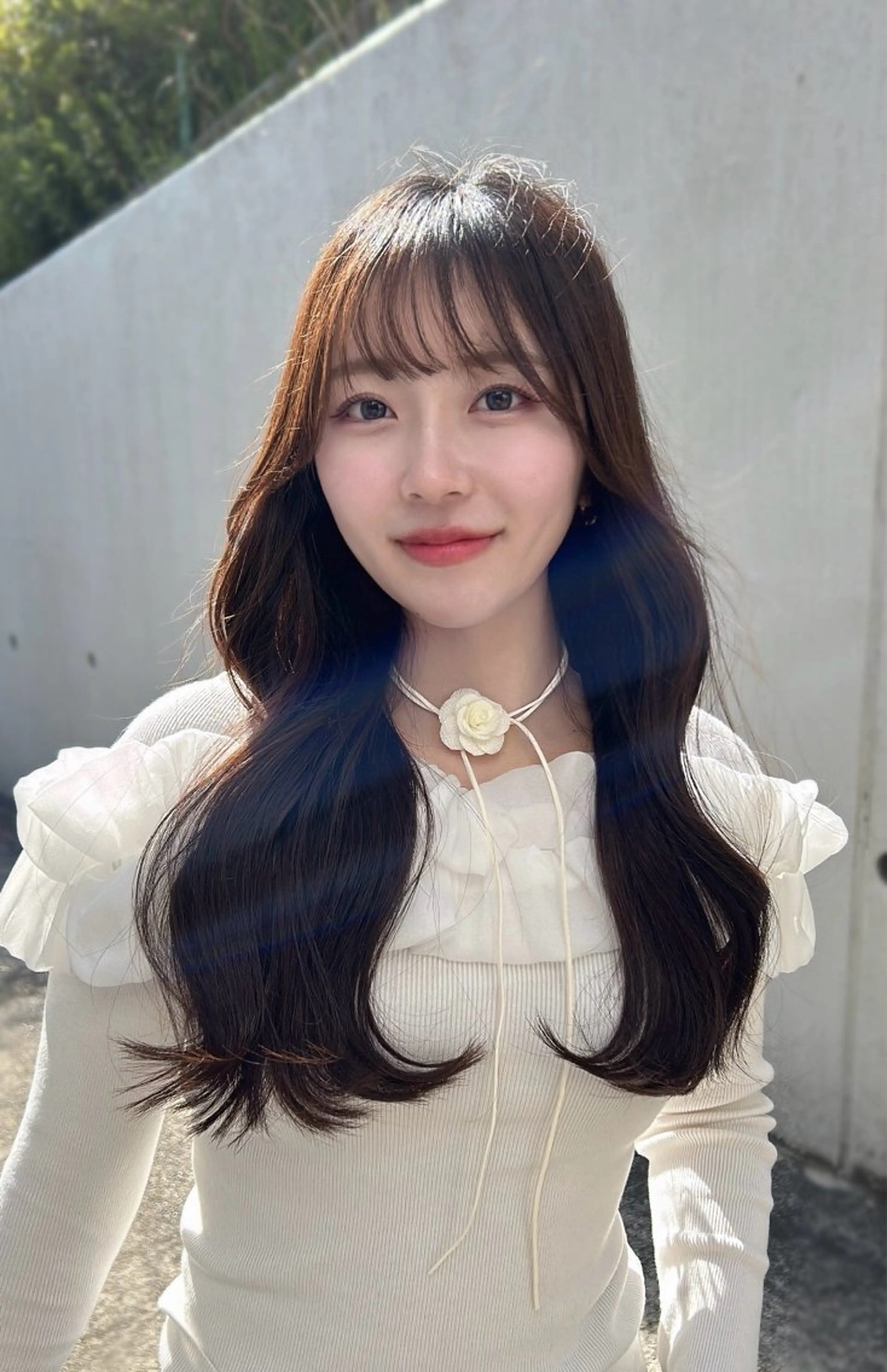 ロング 【艶ヘア】 どうまえのヘアスタイル