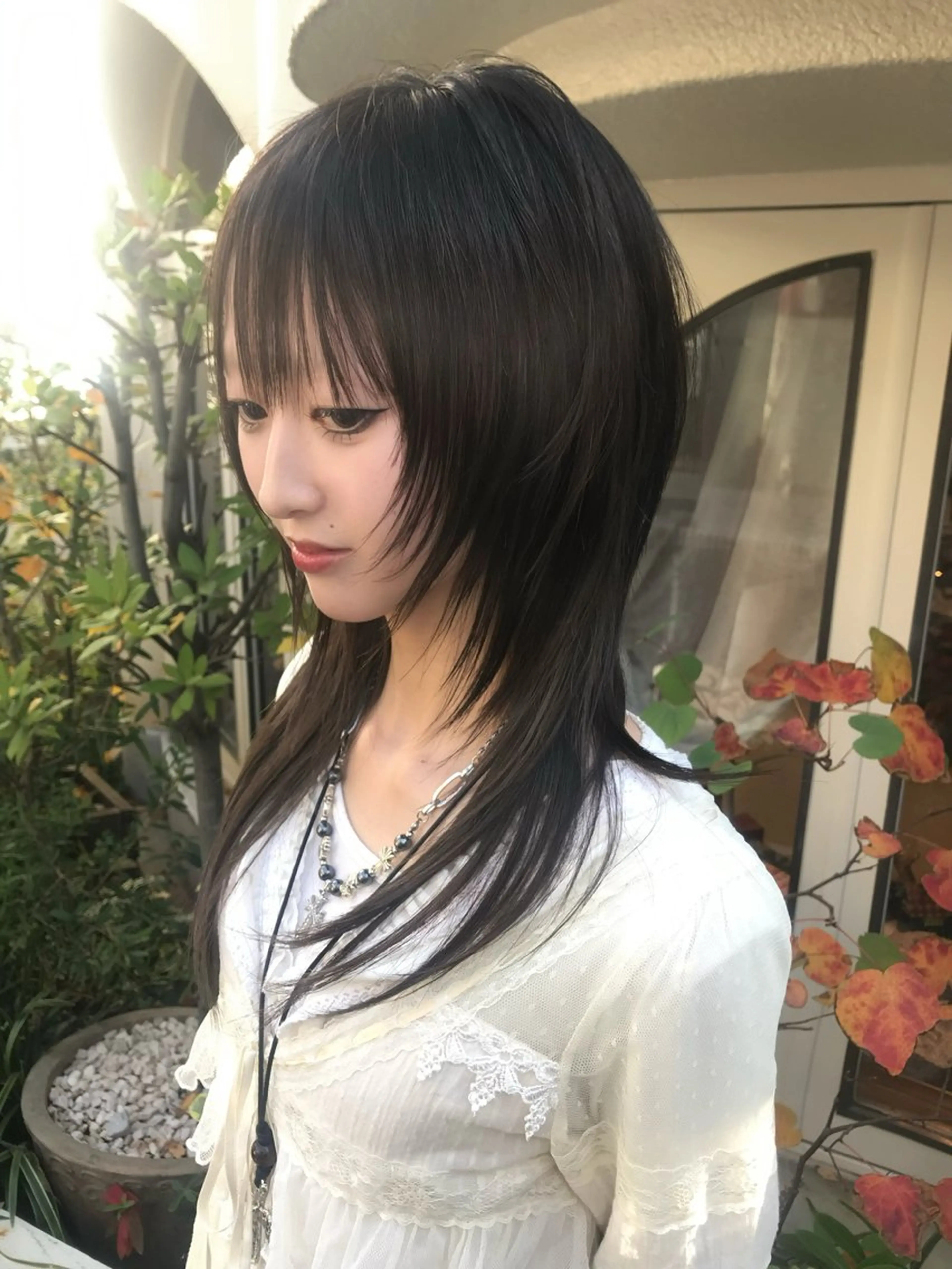 セミロング カット トリートメント ヘッドスパ ヘアセット HARUNA/原宿/ デザイン/カットのヘアスタイル