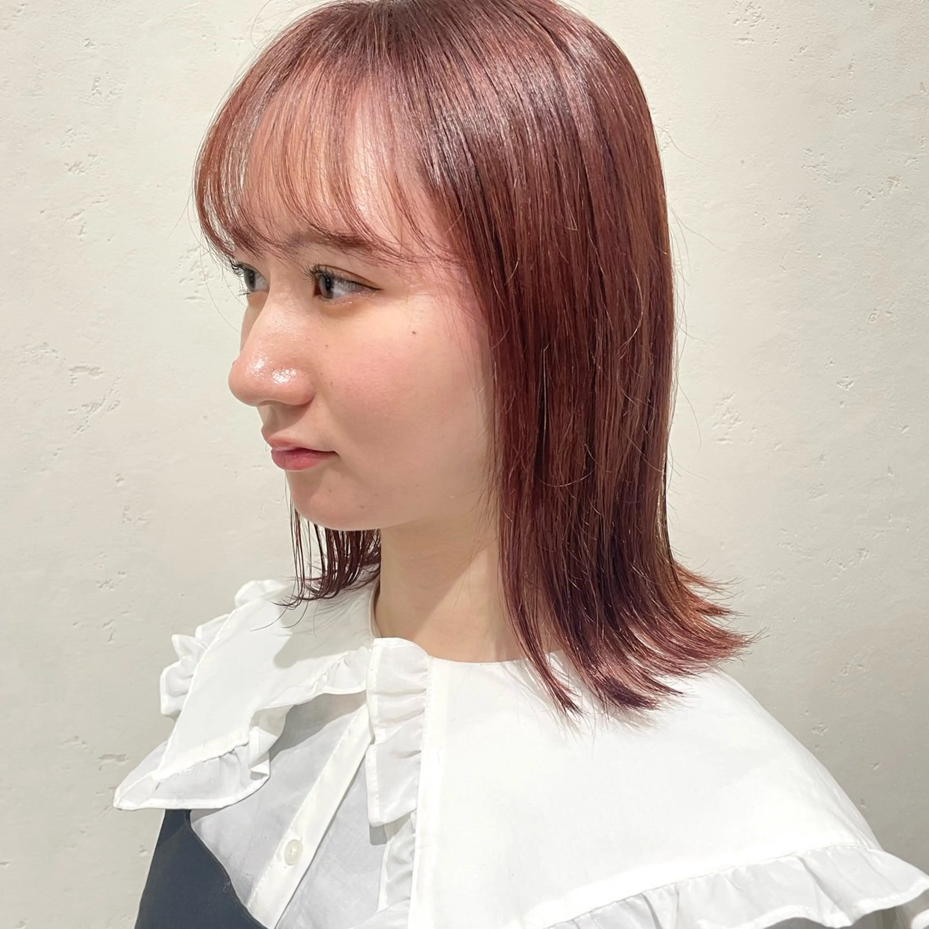 ミディアム 🫧レイナ 🫧 ツヤ髪／艶カラー🫧のヘアスタイル